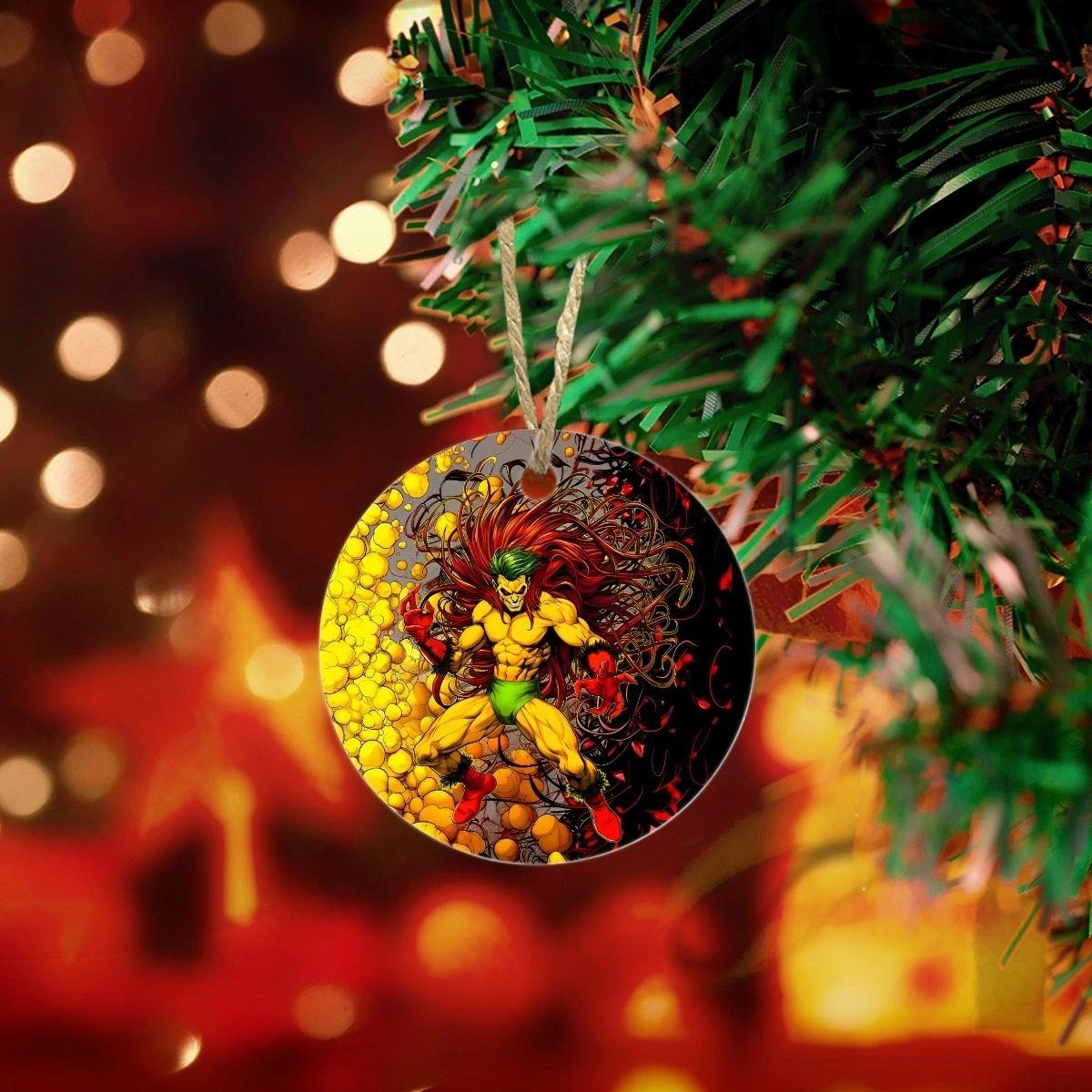 CREEPER CHRISTMAS TREE ORNAMENT