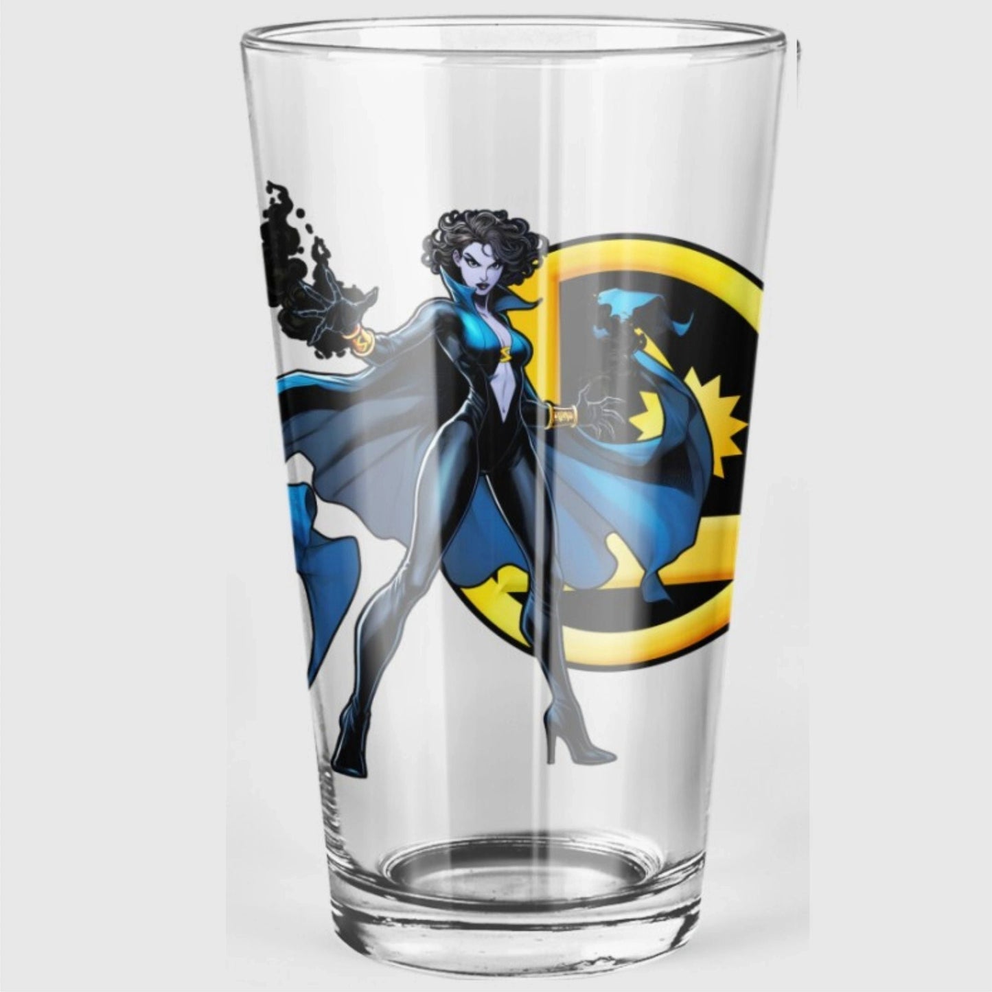 TASMIA MALLOR SHADOW LASS READY Pint Glass (with Free Shipping)