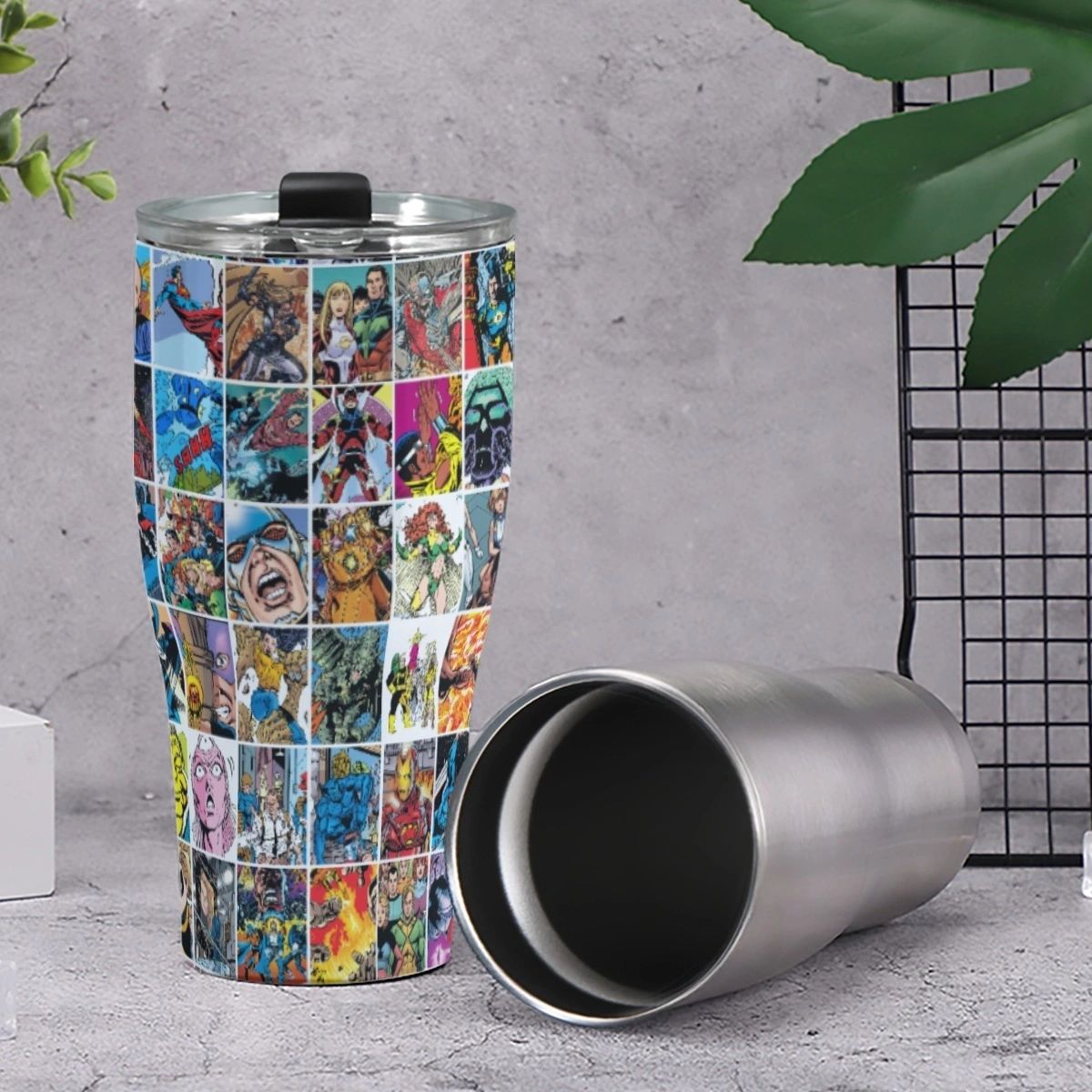 GEORGE PEREZ ART BOX CONE TUMBLERS