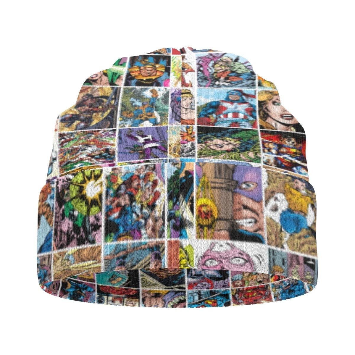 GEORGE PEREZ ART BOX KNITTED BEANIE
