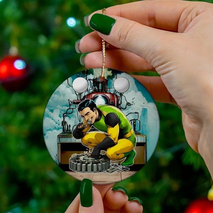 TENZIL KEM CHRISTMAS TREE ORNAMENT - MATTER EATER LAD