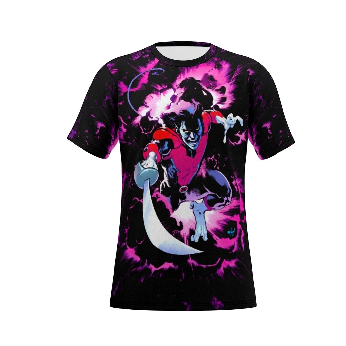 NIGHTCRAWLER FROM UNCANNY XMEN 3 ALL OVER SHIRT AND TANK TOP