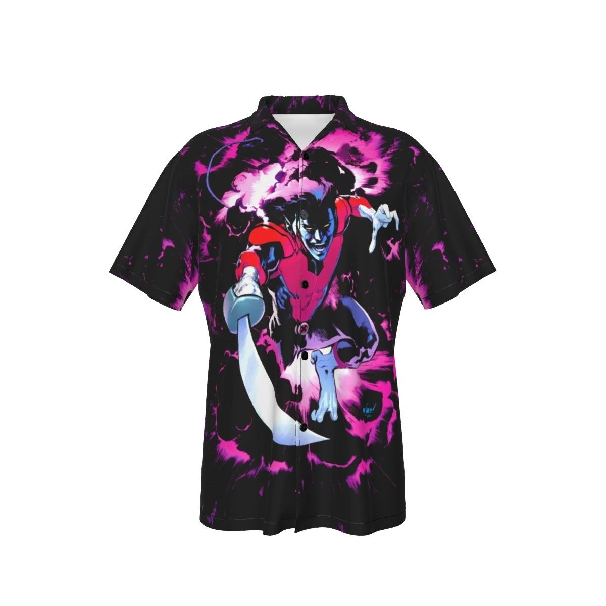 NIGHTCRAWLER FROM UNCANNY XMEN 3 ALL OVER SHIRT AND TANK TOP