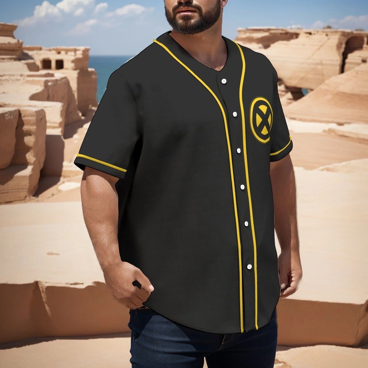 XMEN BASEBALL SHIRT - NEW