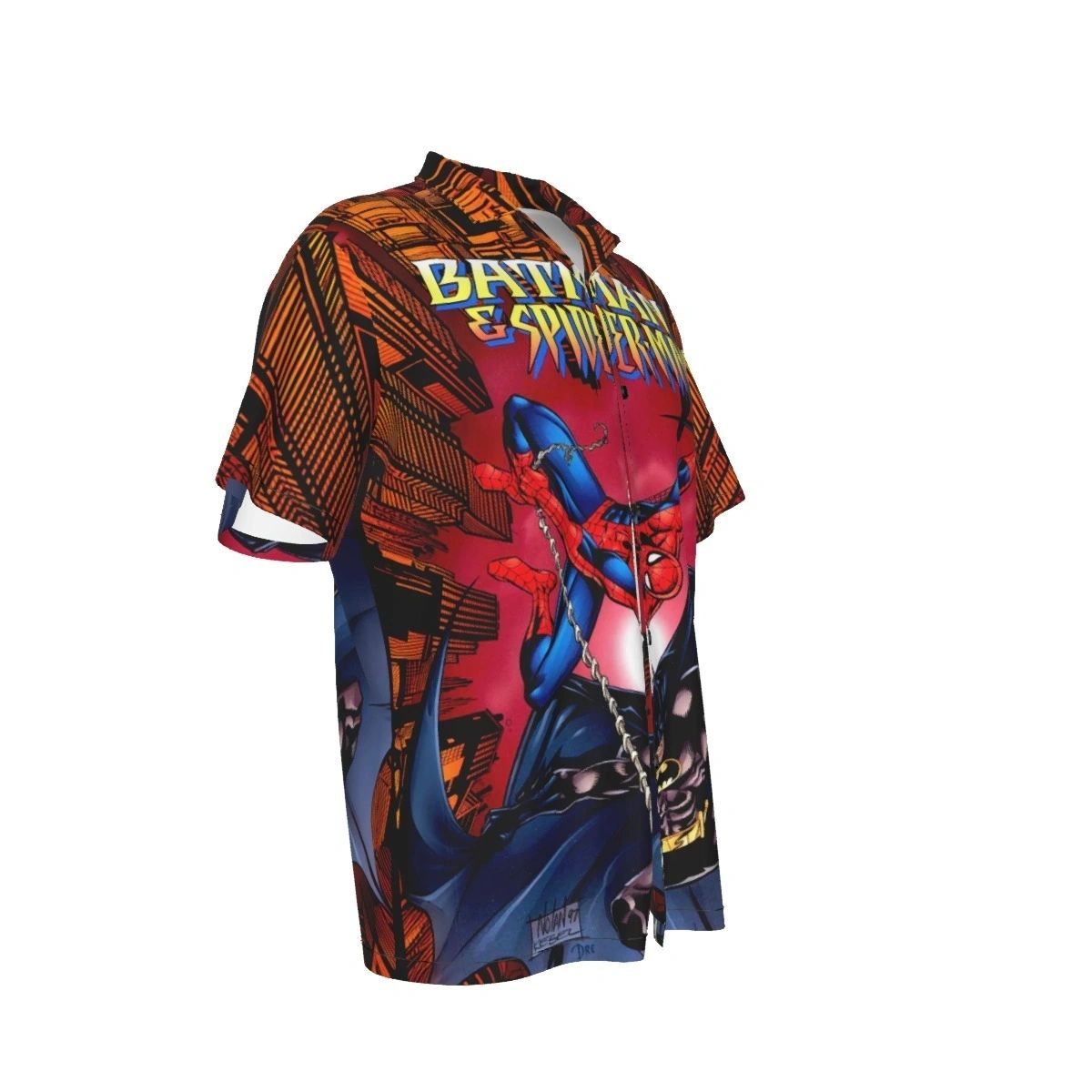 BATMAN SPIDERMAN ALL OVER SHIRT AND TANK TOP