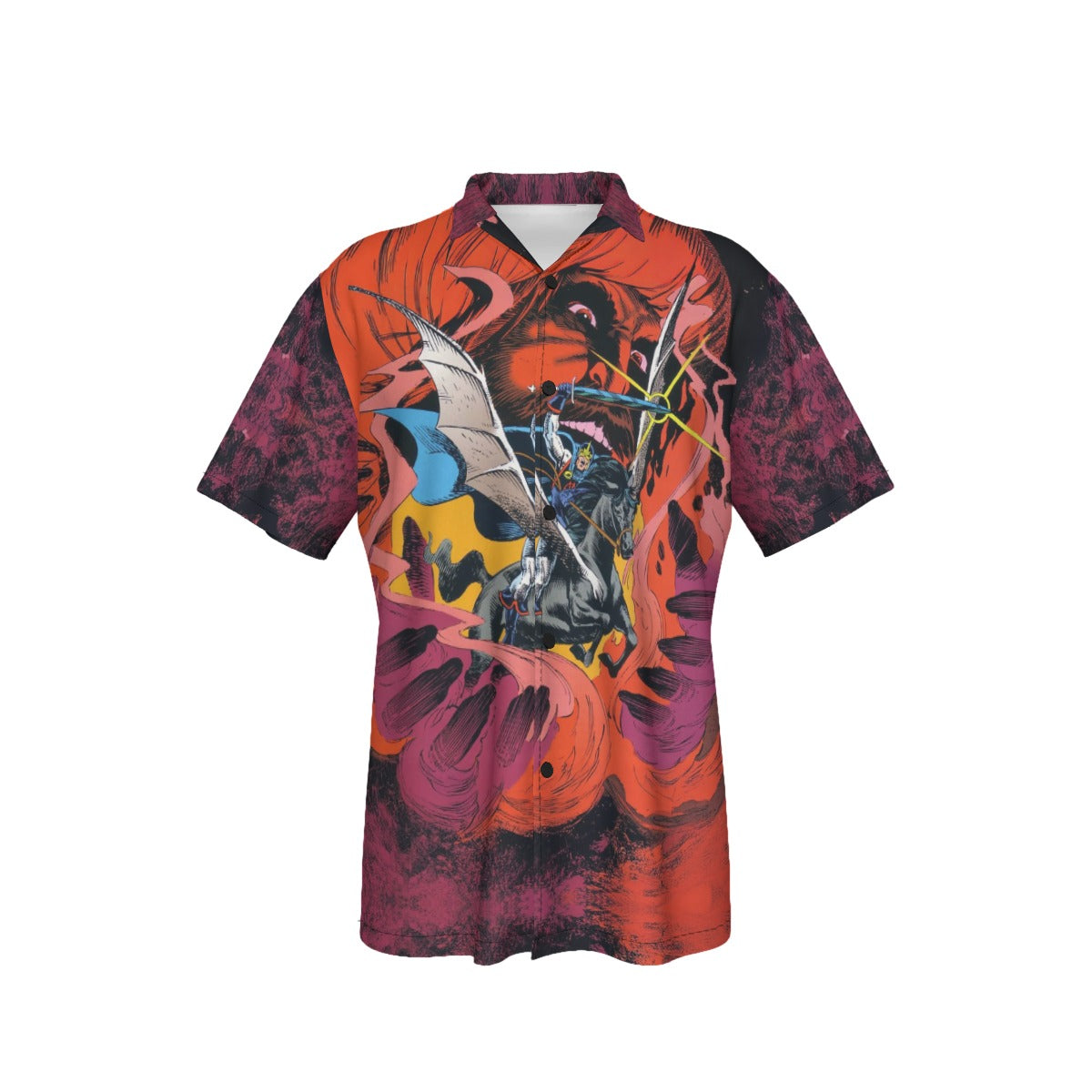 MARVEL FANFARE 54 All Over Print Shirt & Tank Top - BLACK KNIGHT