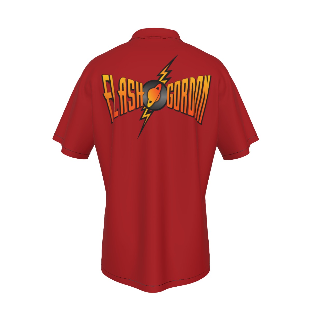 FLASH GORDON MOVIE LOGO OVER PRINT SHIRT & TANK
