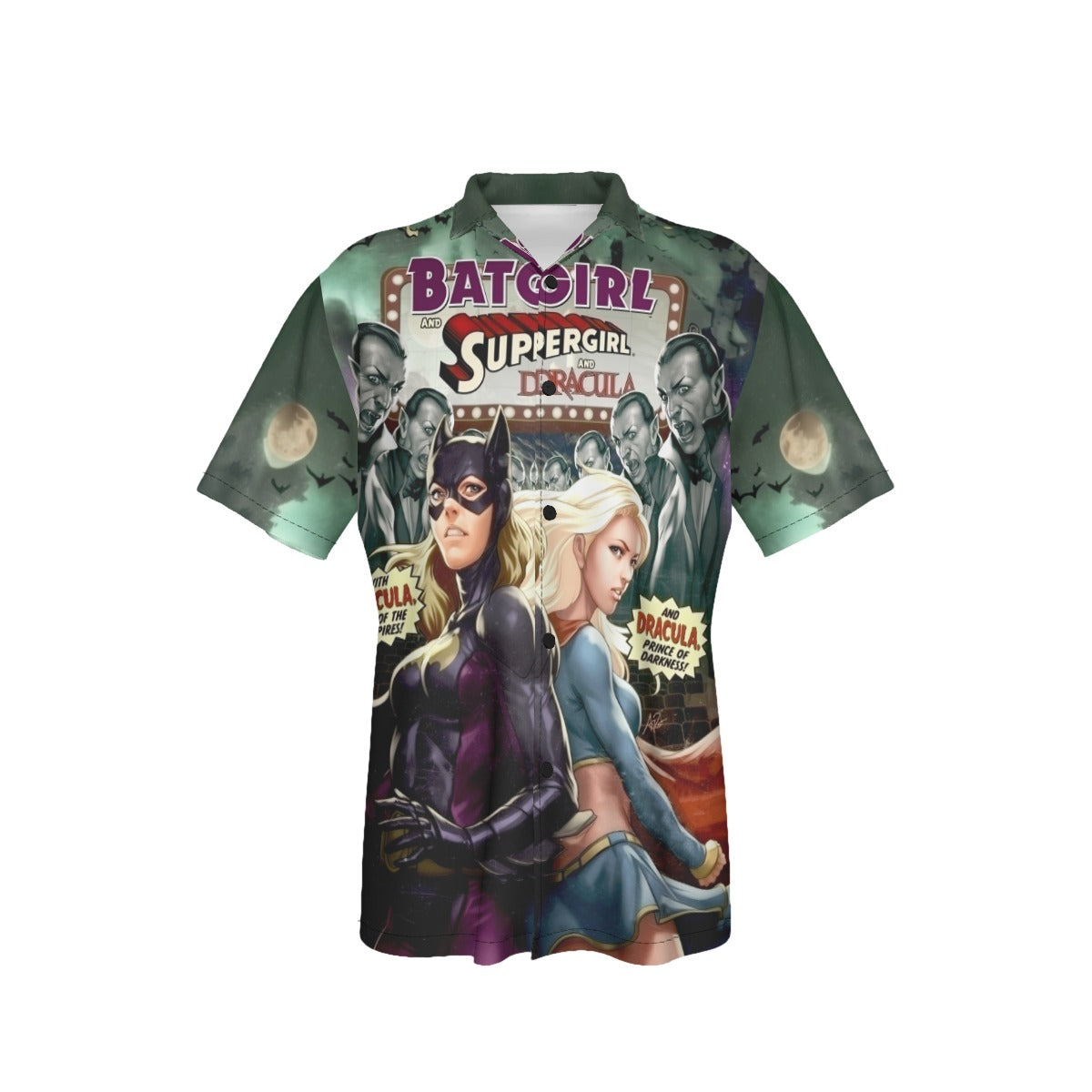 BATGIRL 14 V2 ALL OVER PRINT SHIRT AND TANK TOP - WITH SUPERGIRL