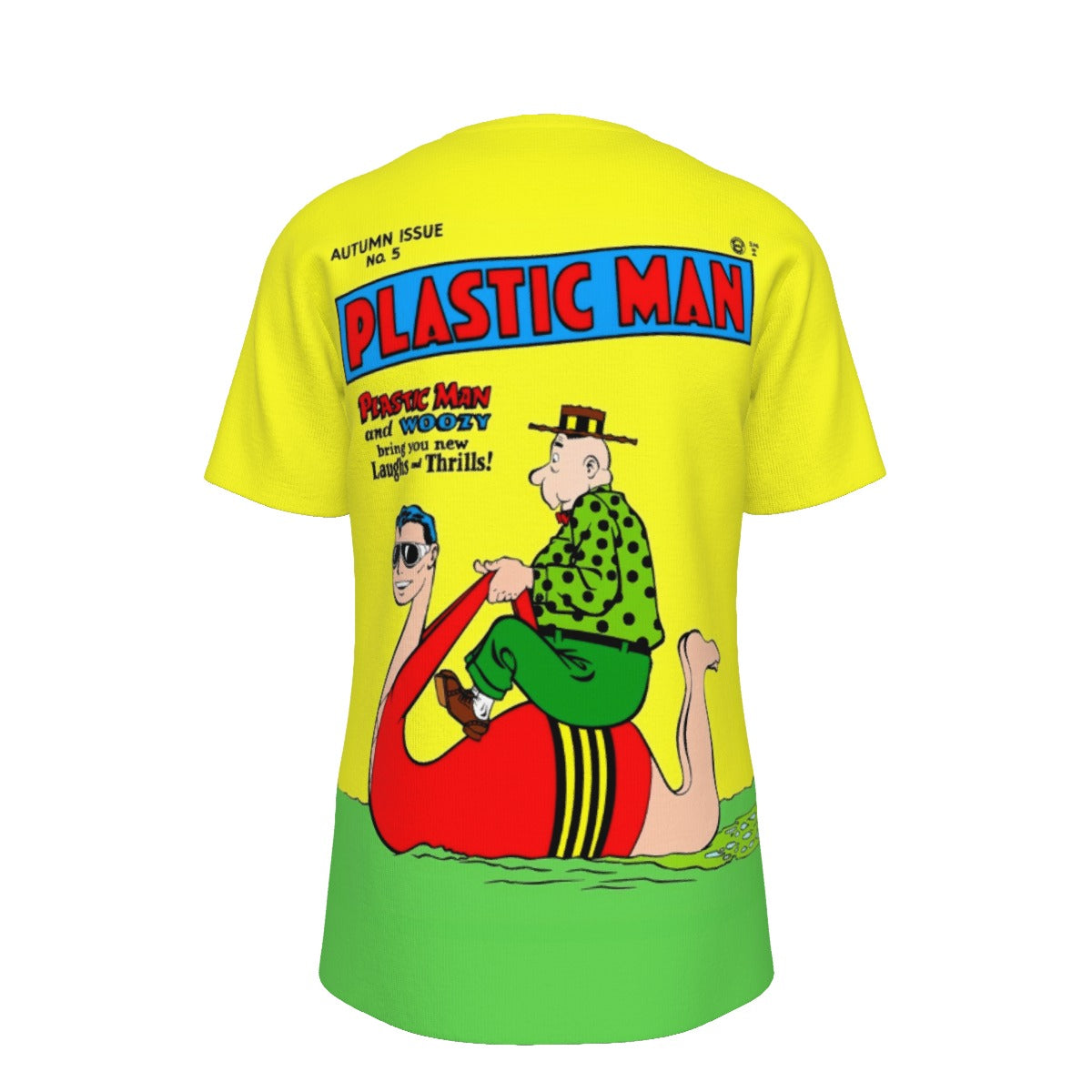 PLASTIC MAN 5 ALL OVER PRINT SHIRT AND TANK TOP