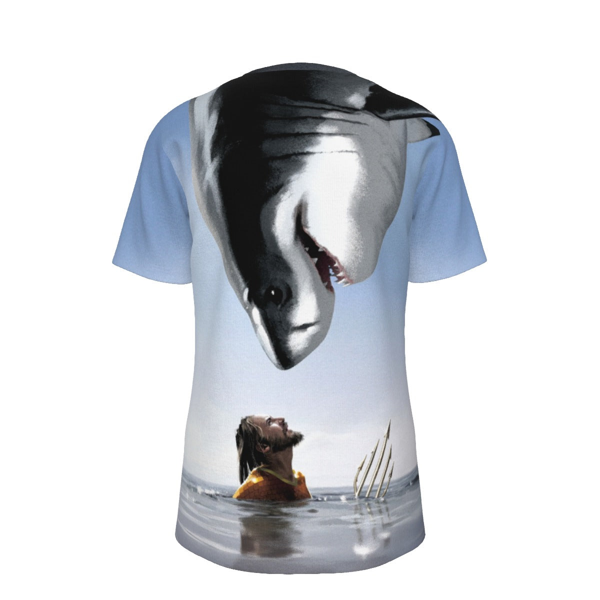 AQUAMAN MEETS JABBERJAW ALL OVER PRINT SHIRT AND TANK TOP
