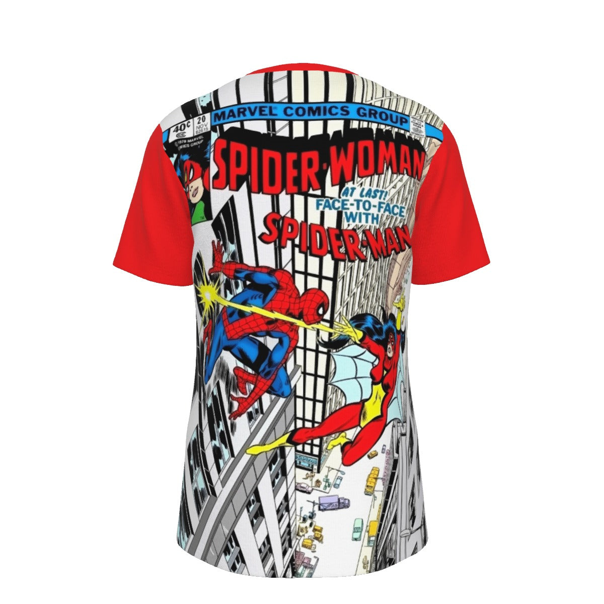 SPIDERWOMAN 20 ALL OVER PRINT SHIRT AND TANK TOP- SPIDERMAN