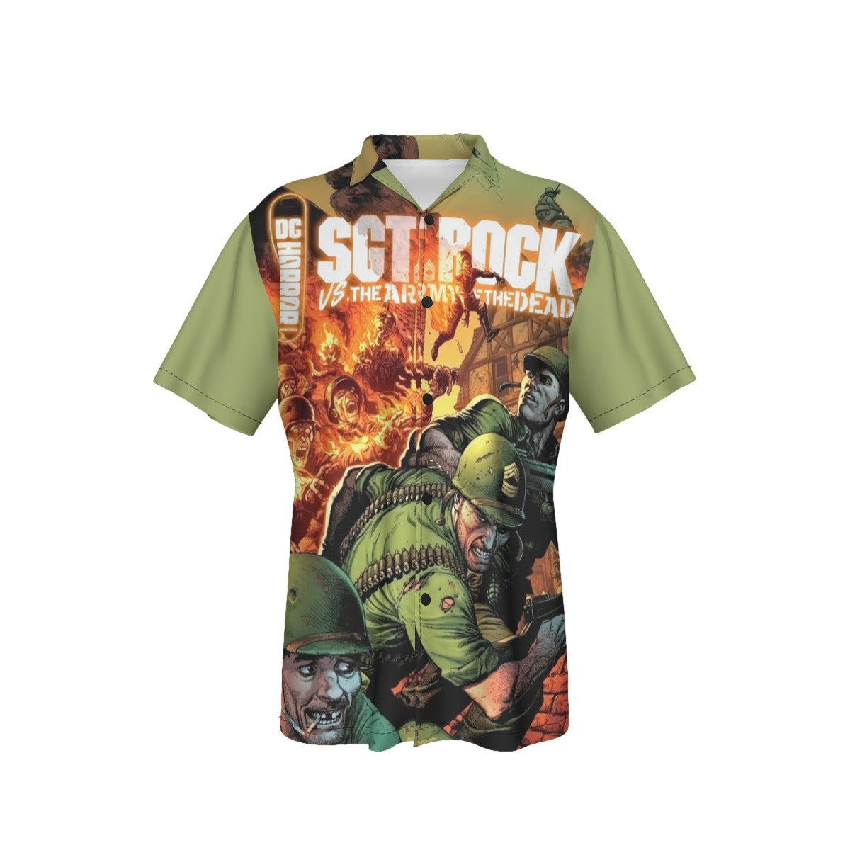 SGT ROCK VS ARMY OF THE DEAD ALL OVER PRINT SHIRT AND TANK TOP