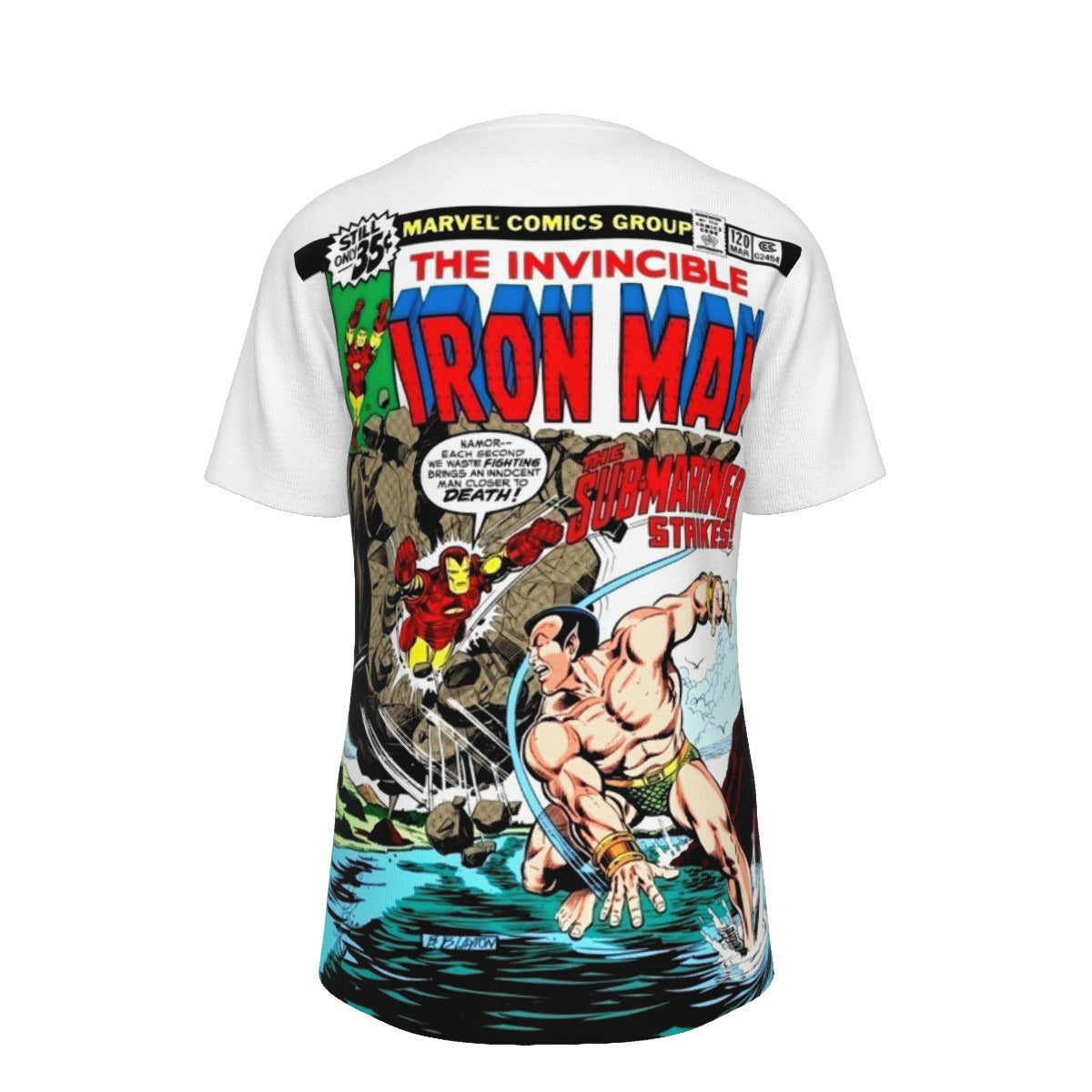 IRON MAN 120 ALL OVER PRINT SHIRT AND TANK TOP - BOB LAYTON ART