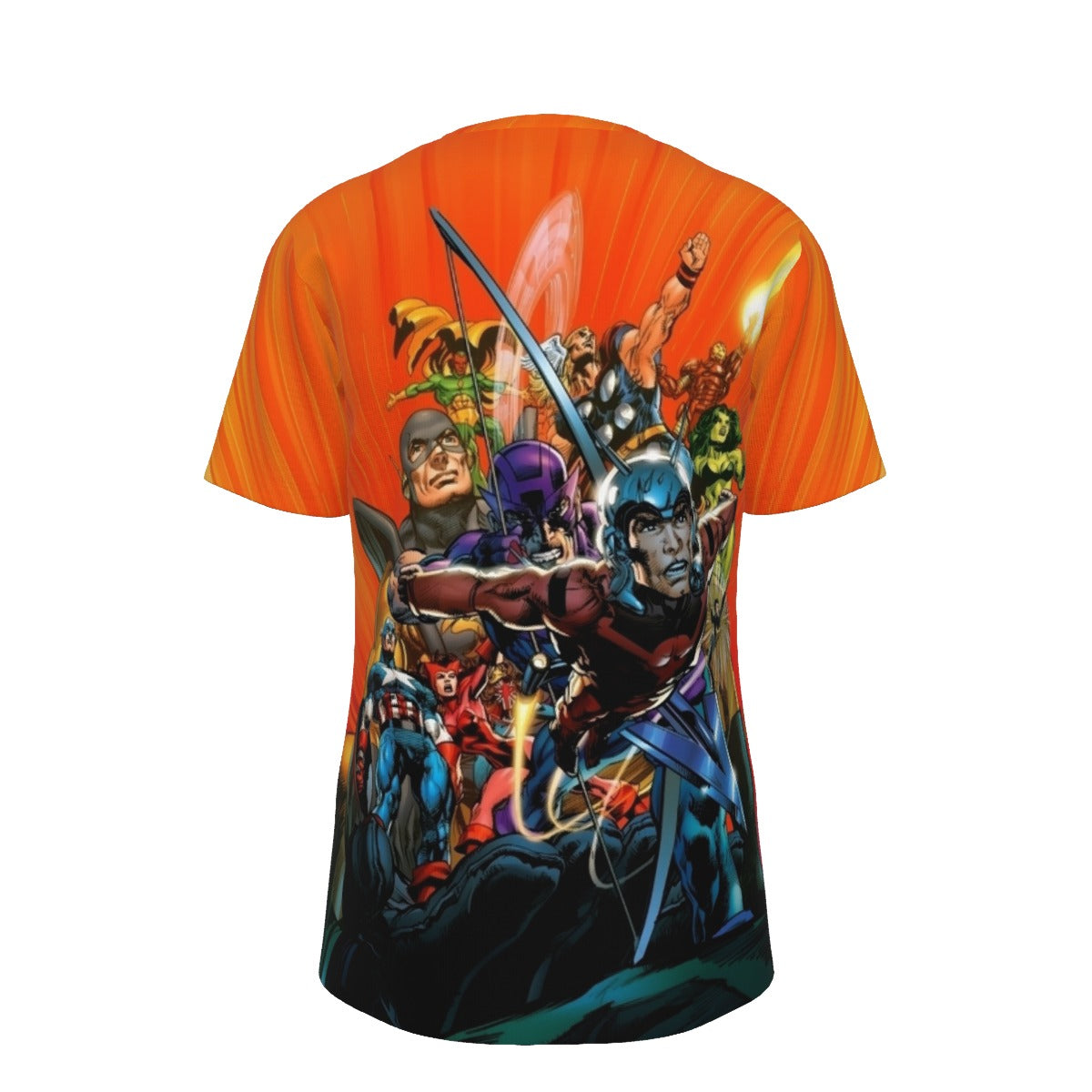 NEW AVENGERS POSTER BY NEAL ADAMS ALL OVER PRINT SHIRT AND TANK TOP