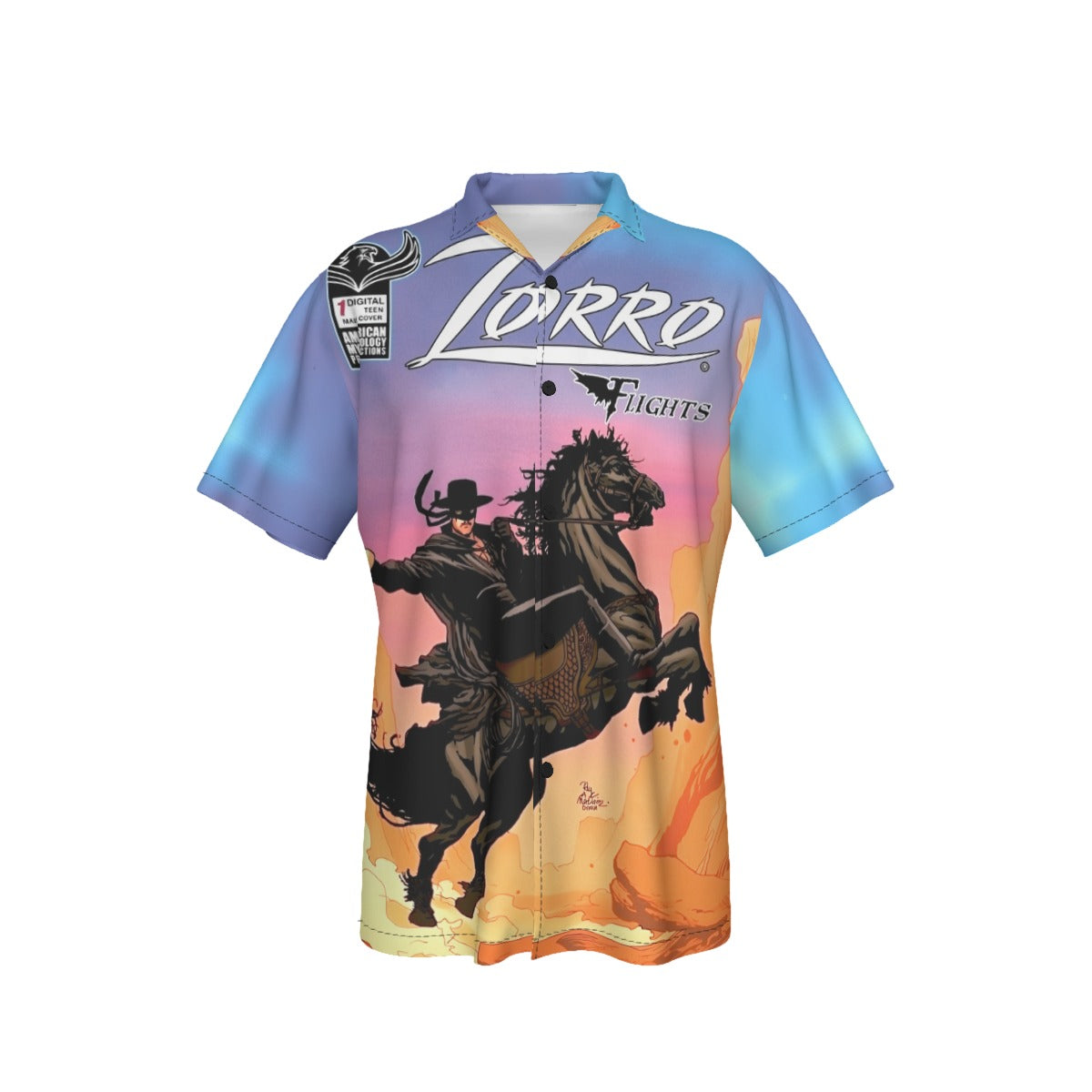 ZORRO FLIGHTS ALL OVER PRINT SHIRT AND TANK TOP