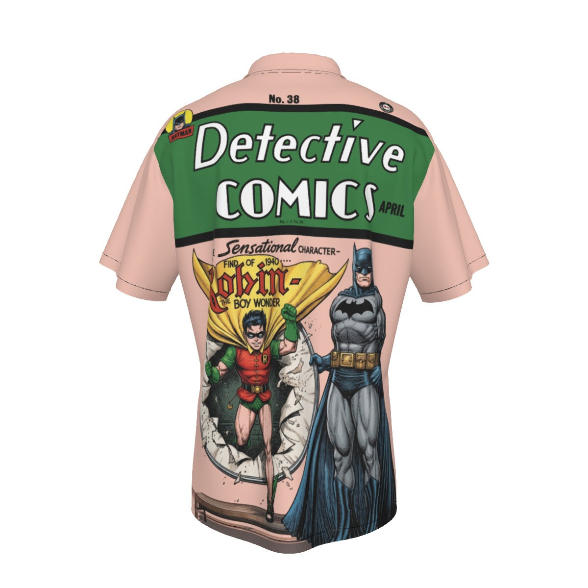 DETECTIVE 38 1ST ROBIN ALL OVER PRINT SHIRT AND TANK TOP - REDRAWN