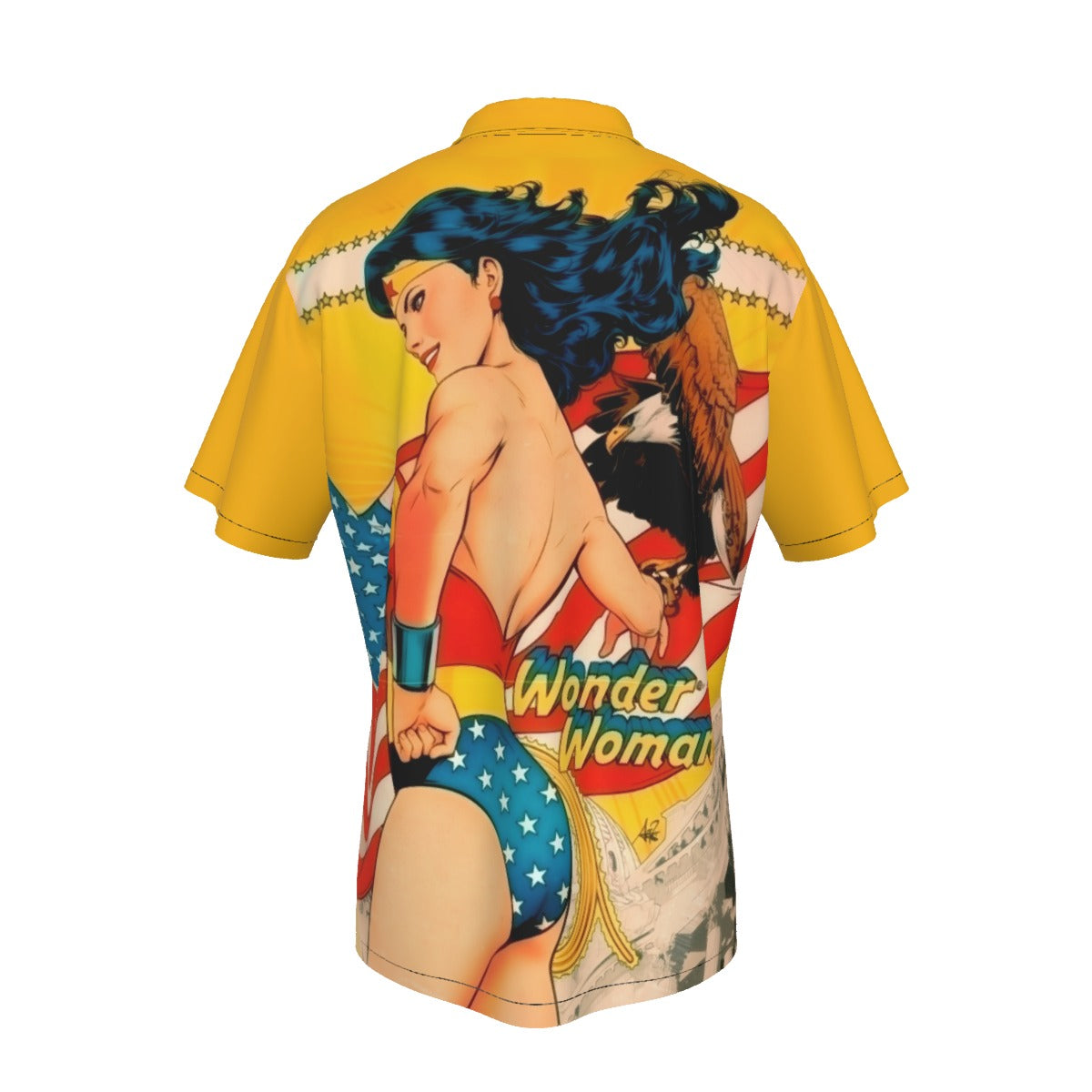 WONDER WOMAN 750 LAU VARIANT ALL OVER PRINT SHIRT AND TANK TOP- STANLEY ARTGEM LAU