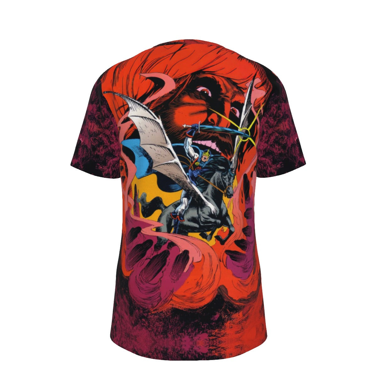 MARVEL FANFARE 54 All Over Print Shirt & Tank Top - BLACK KNIGHT