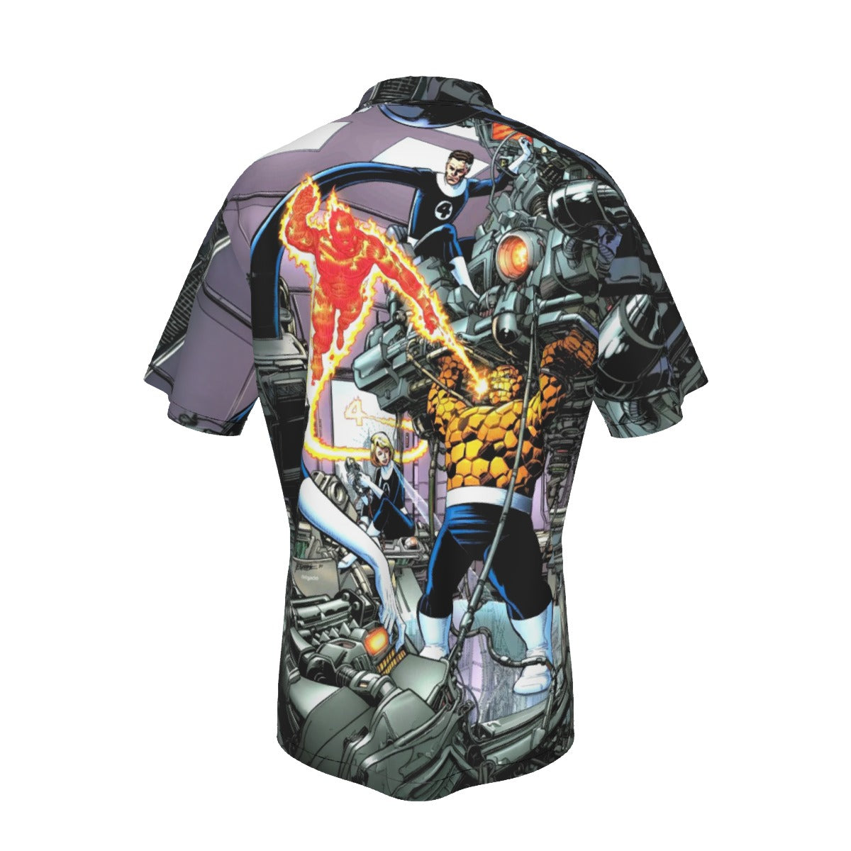FANTASTIC FOUR PIN UP ALL OVER PRINT SHIRT AND TANK TOP - PEREZ ART