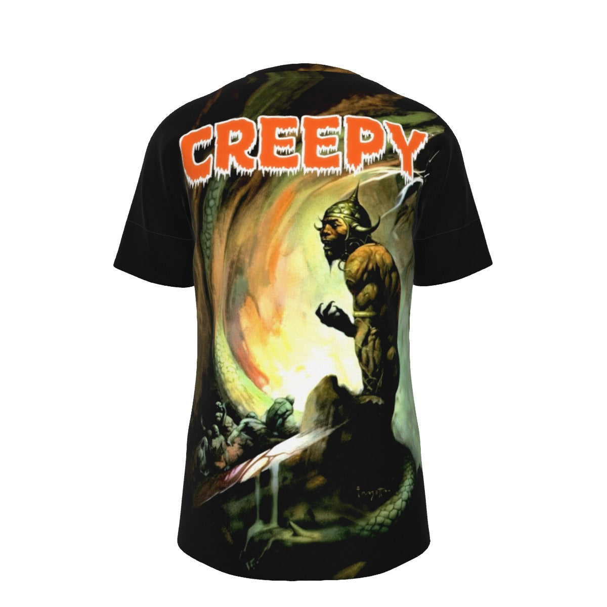 CREEPY 27 ALL OVER PRINT SHIRT AND TANK TOP - FRANK FRAZETTA