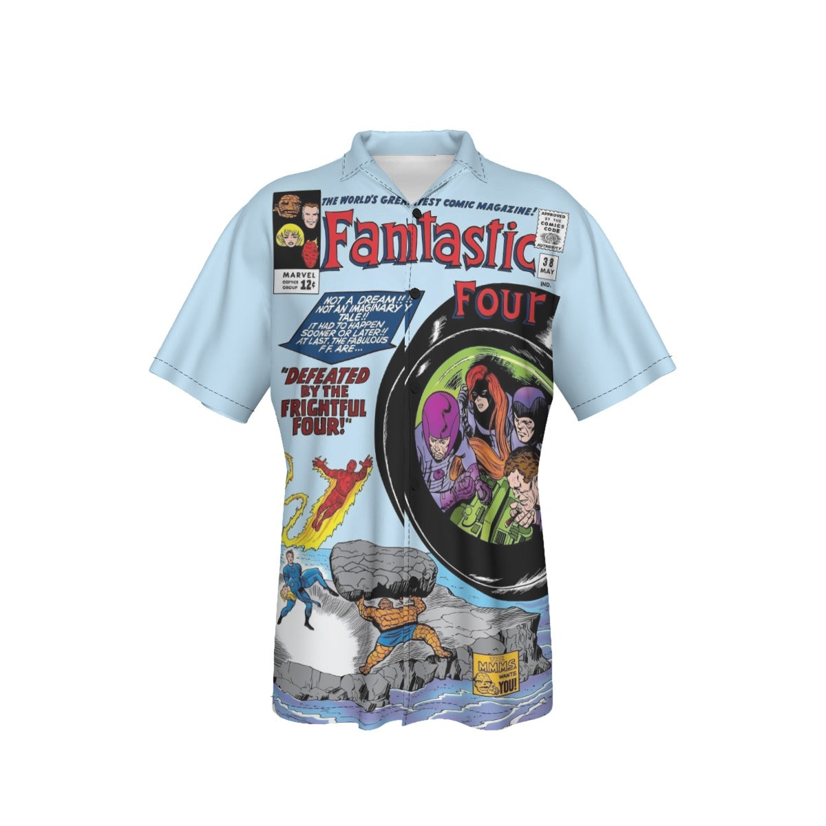 FANTASTIC FOUR 38 ALL OVER PRINT SHIRT AND TANK TOP
