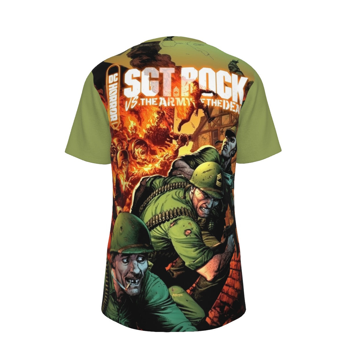 SGT ROCK VS ARMY OF THE DEAD ALL OVER PRINT SHIRT AND TANK TOP