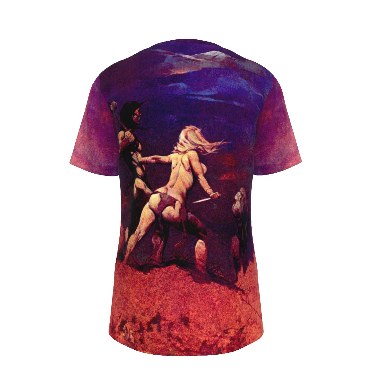VAMPIRELLA 5 ALL OVER PRINT SHIRT AND TANK TOP- FRANK FRAZETTA