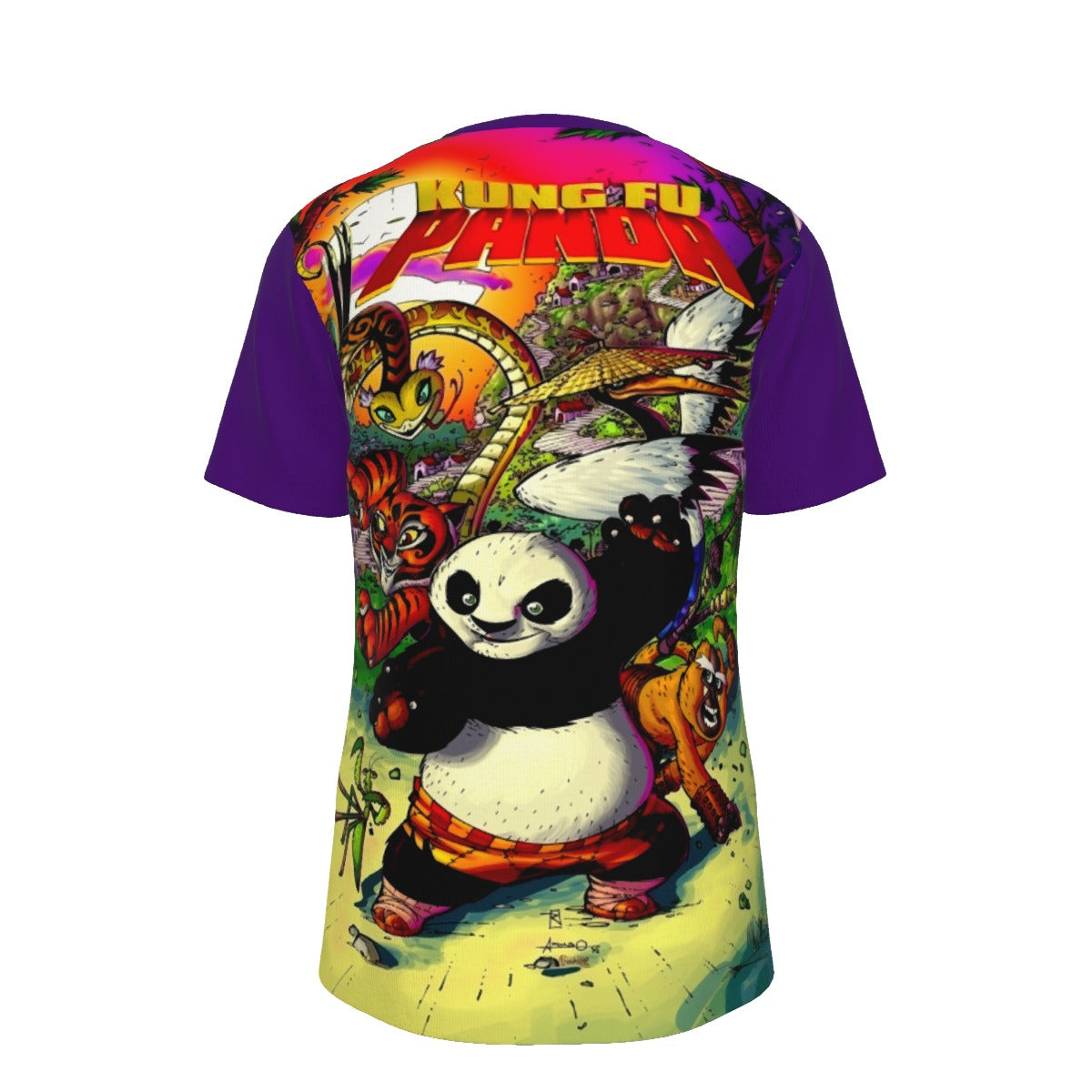KUNG FU PANDA ALL OVER PRINT SHIRT AND TANK TOP