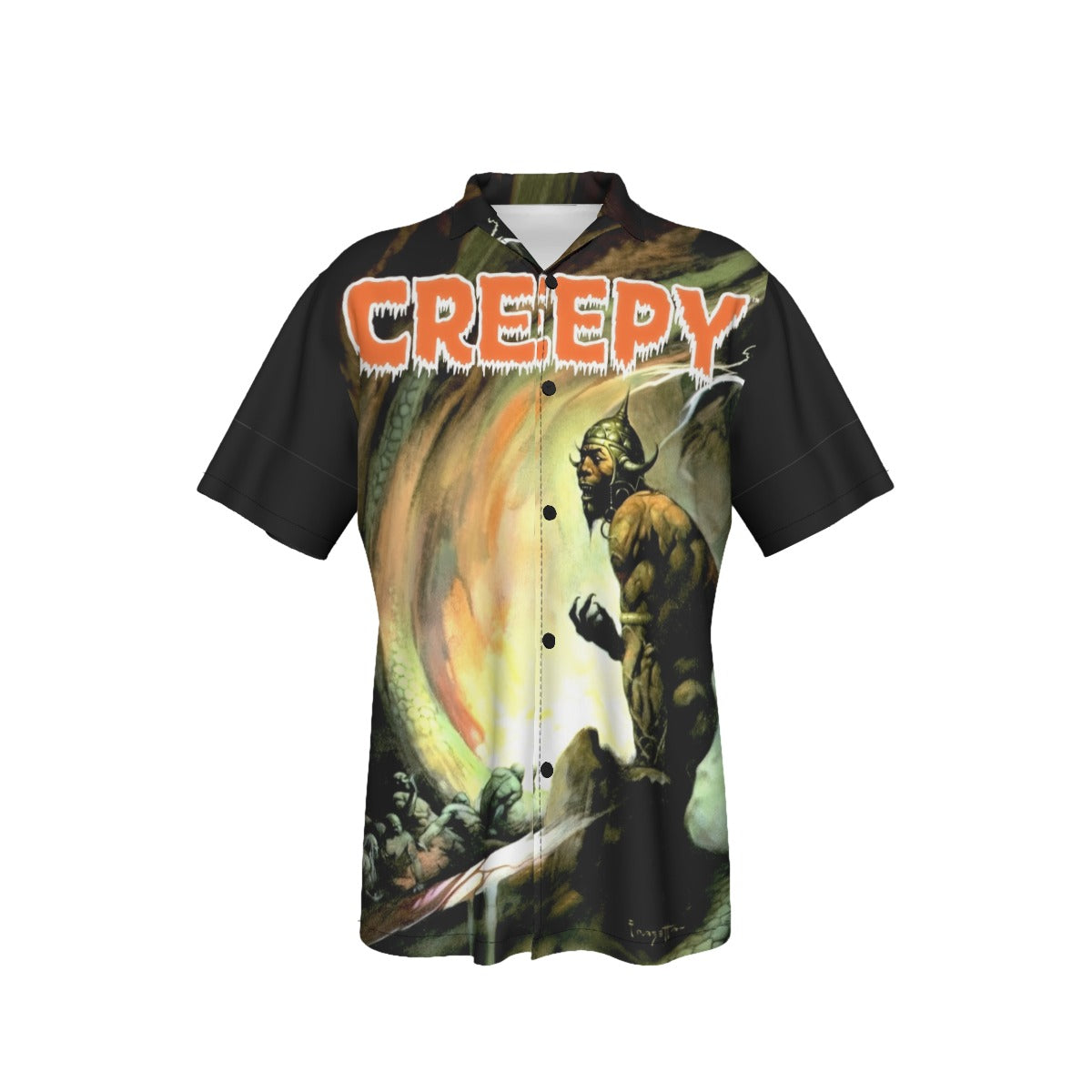 CREEPY 27 ALL OVER PRINT SHIRT AND TANK TOP - FRANK FRAZETTA