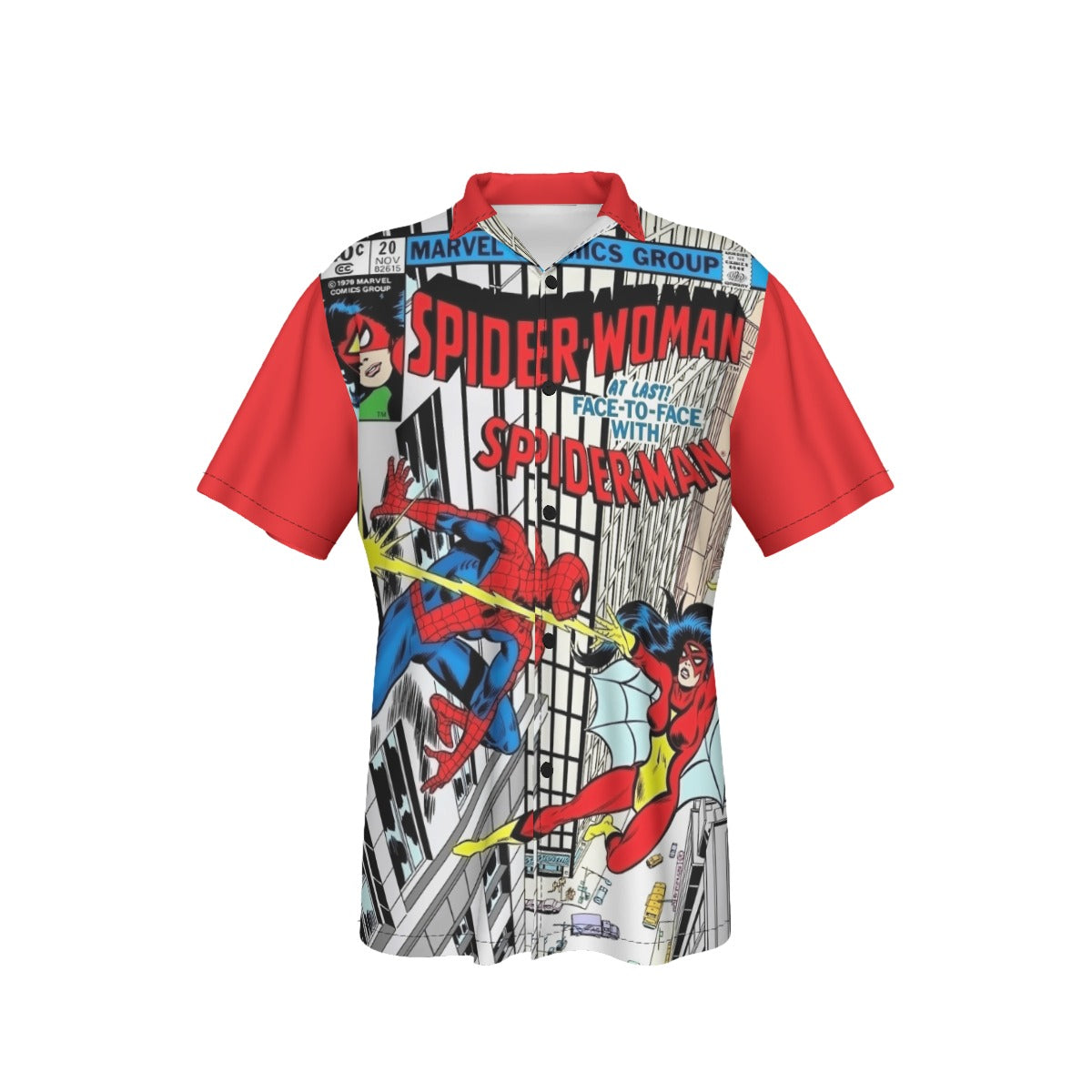 SPIDERWOMAN 20 ALL OVER PRINT SHIRT AND TANK TOP- SPIDERMAN