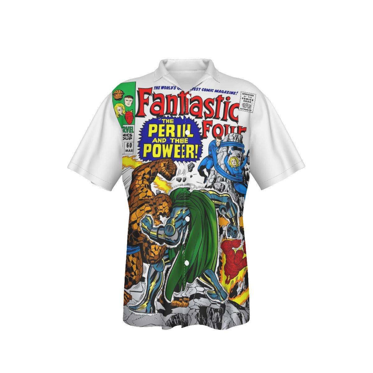 FANTASTIC FOUR 60 ALL OVER PRINT SHIRT AND TANK