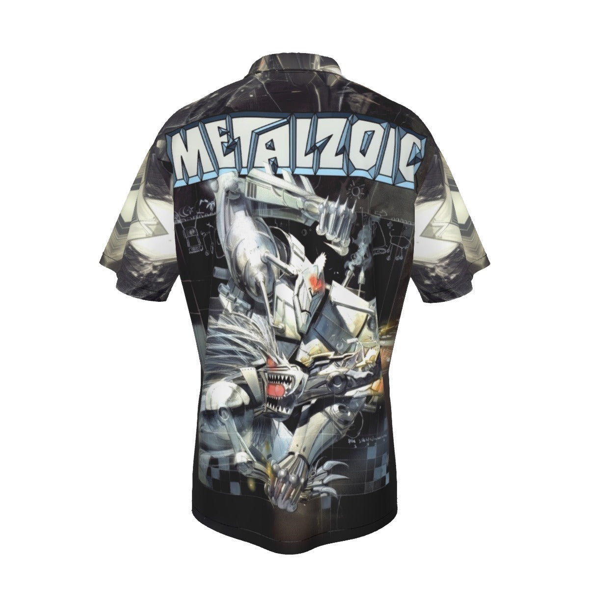 METALZOIC GRAPHIC NOVEL ALL OVER PRINT SHIRT AND TANK TOP- BILL SIENKIEWICZ ART