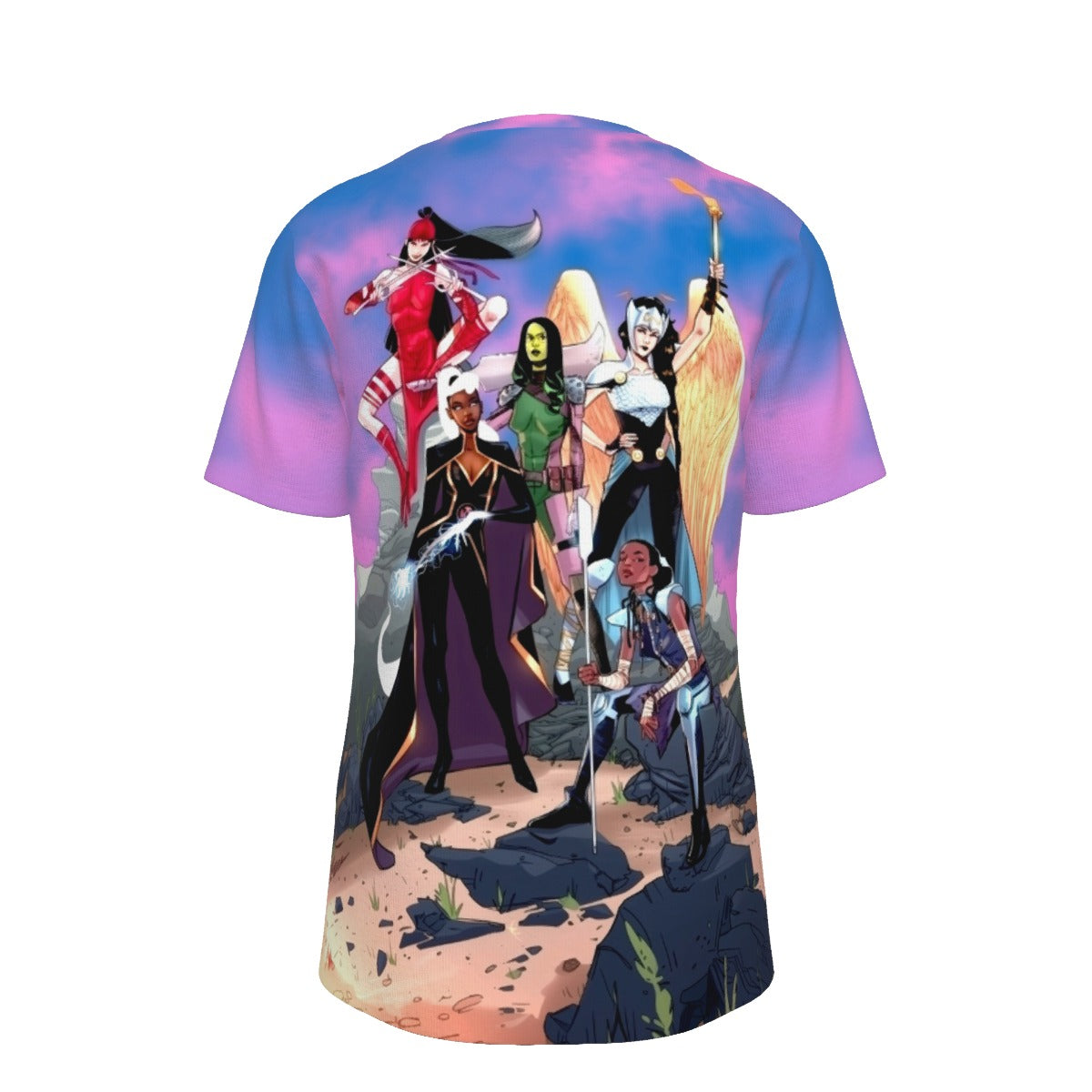 WOMEN OF MARVEL 1 V3 ALL OVER PRINT SHIRT AND TANK TOP