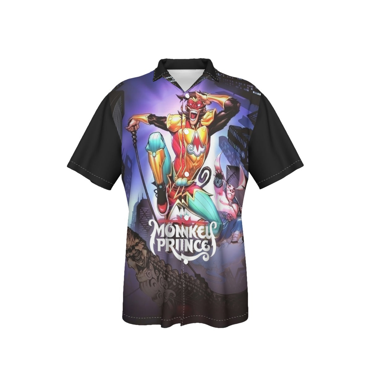 MONKEY PRINCE ALL OVER PRINT SHIRT AND TANK TOP