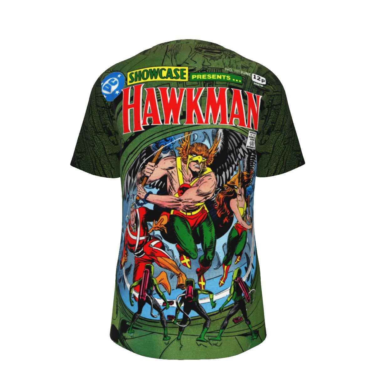 SHOWCASE 101 ALL OVER PRINT SHIRT AND TANK TOP - HAWKMAN HAWKGIRL ADAM STRANGE