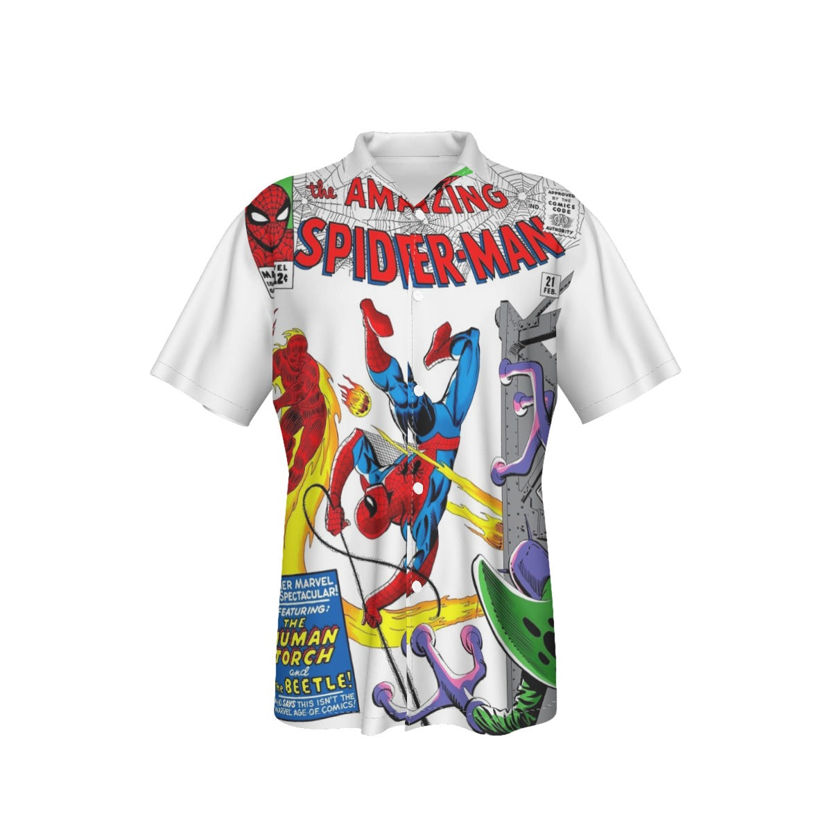 SPIDERMAN 21 ALL OVER PRINT SHIRT AND TANK