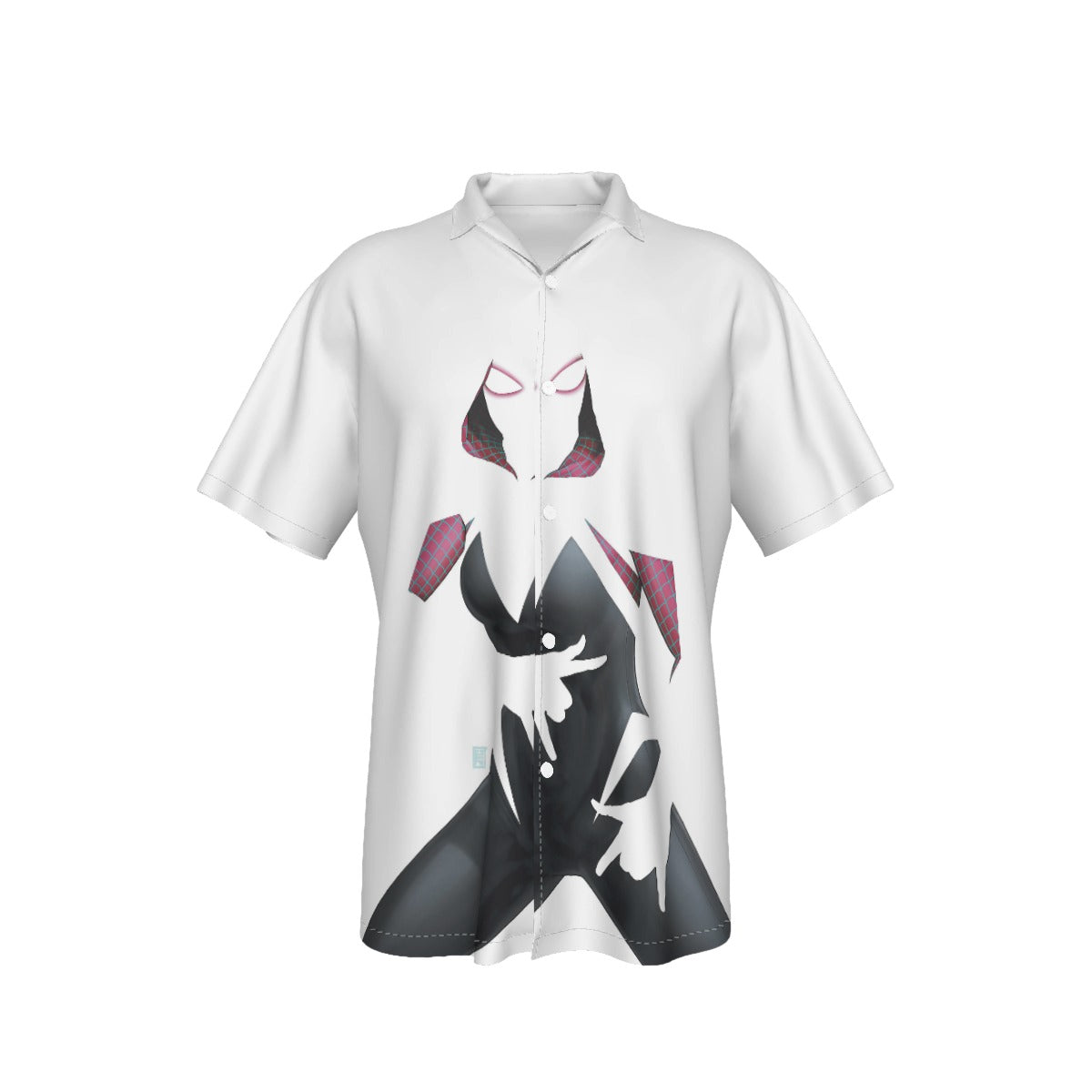 SPIDER GWEN NEGATIVE SPACE ALL OVER PRINT SHIRT AND TANK