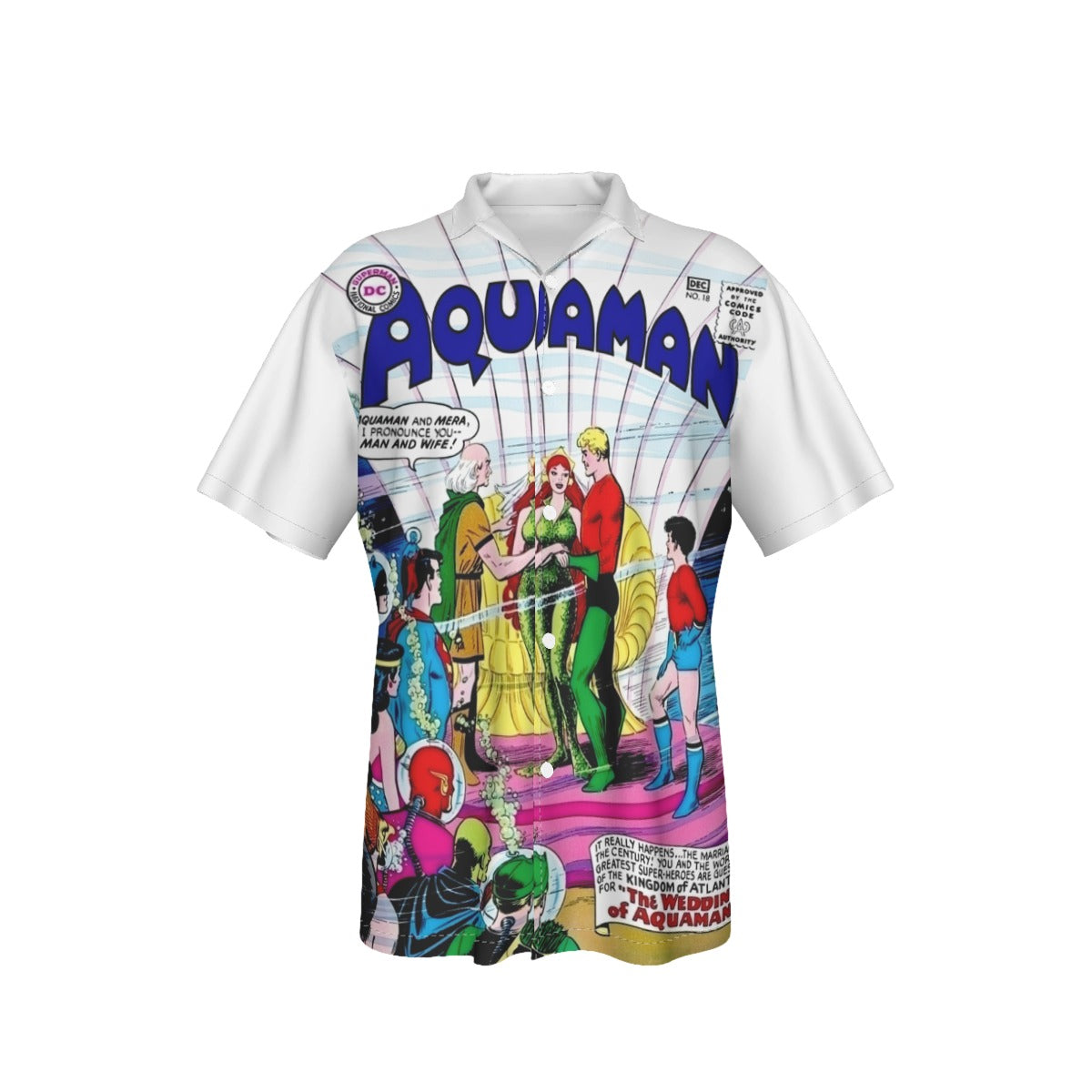 AQUAMAN 18 All Over Print Shirt & Tank Top - MERA