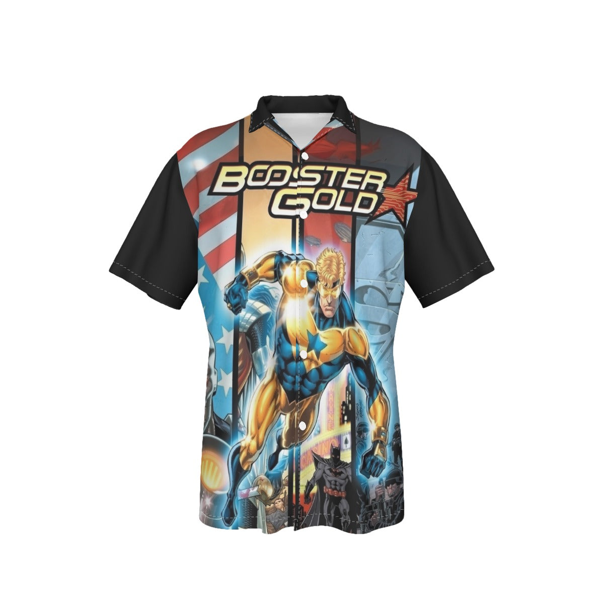 BOOSTER GOLD FLASHPOINT ALL OVER PRINT SHIRT AND TANK TOP