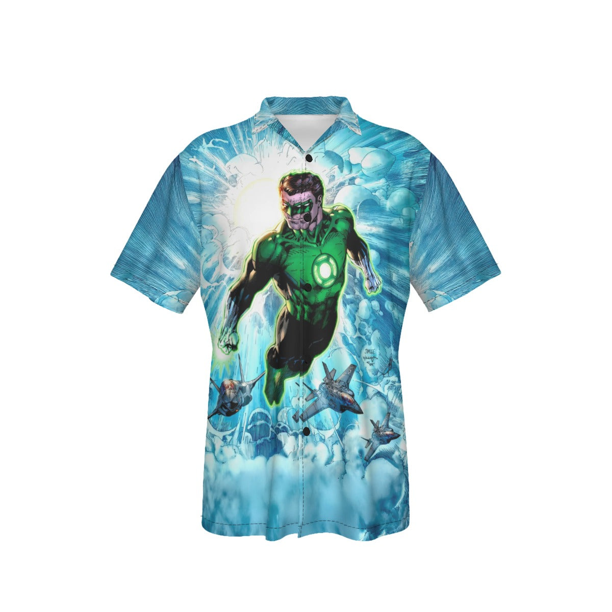 GREEN LANTERN 80TH ANNY All Over Print Shirt & Tank Top - JIM LEE ART