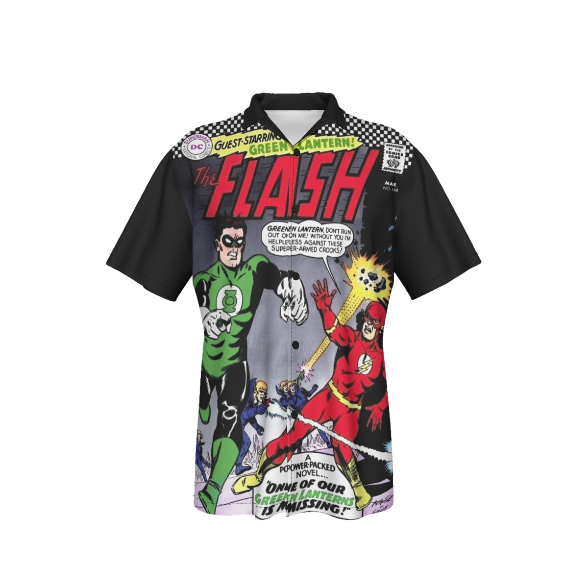 FLASH 168 ALL OVER PRINT SHIRT AND TANK TOP