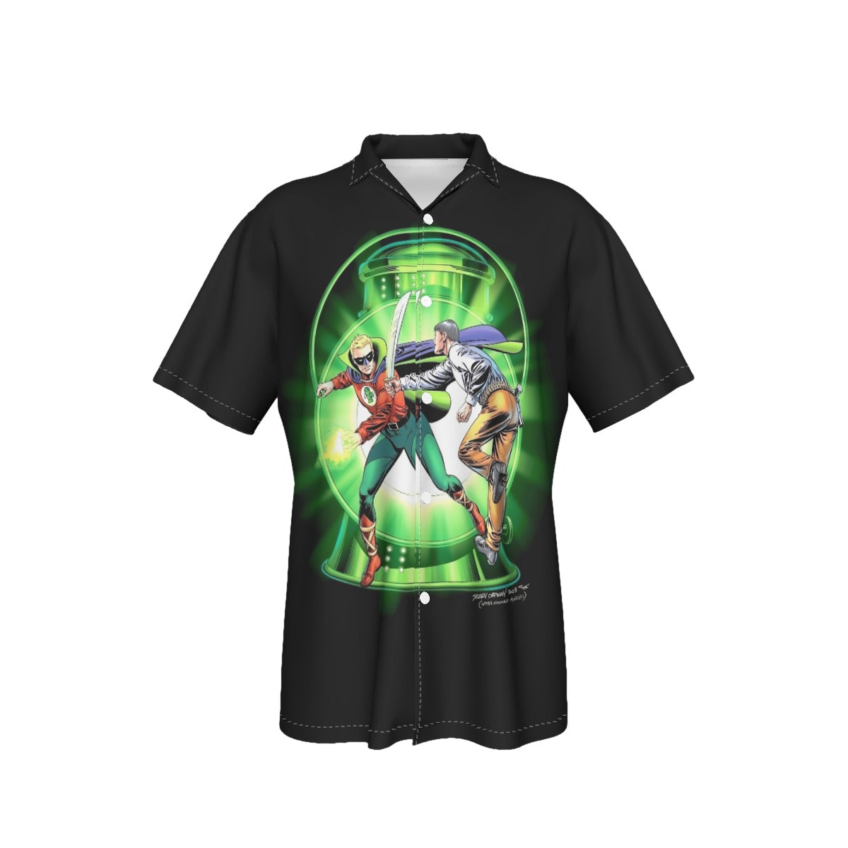 ALAN SCOTT THE GREEN LANTERN 3 ALL OVER PRINT SHIRT AND TANK TOP- GREEN LANTERN 1 TRIBUTE