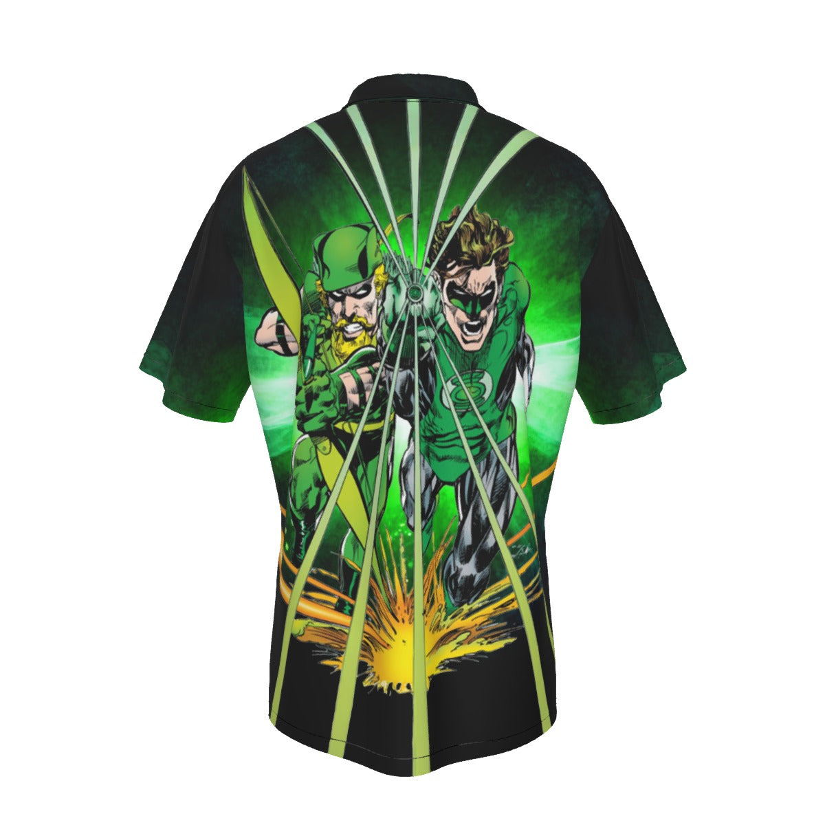 GREEN LANTERN GREEN ARROW TPBY ALL OVER PRINT SHIRT AND TANK TOP