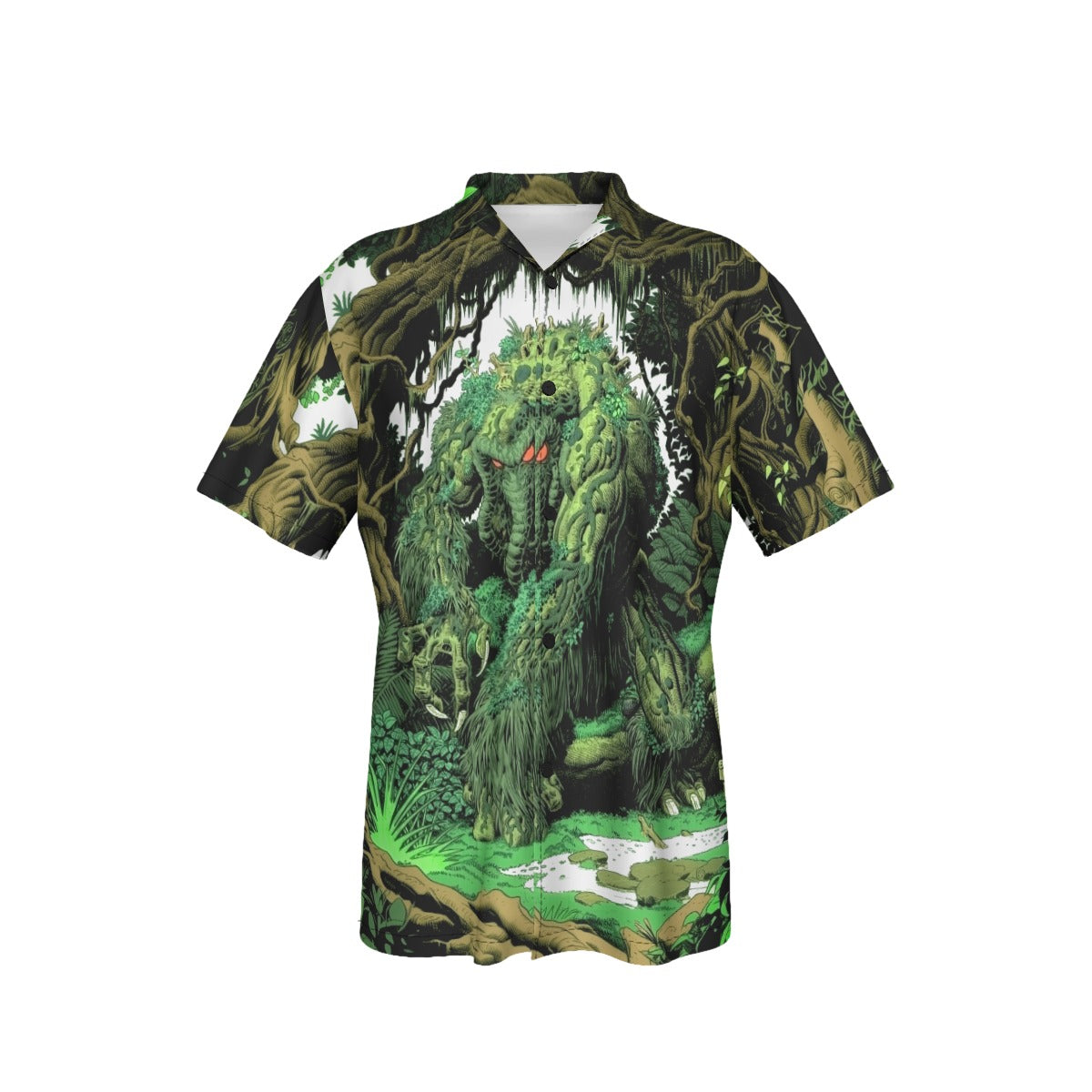 SWAMP THING PINUP ALL OVER PRINT SHIRT AND TANK TOP - ATHUR ADAMS ART