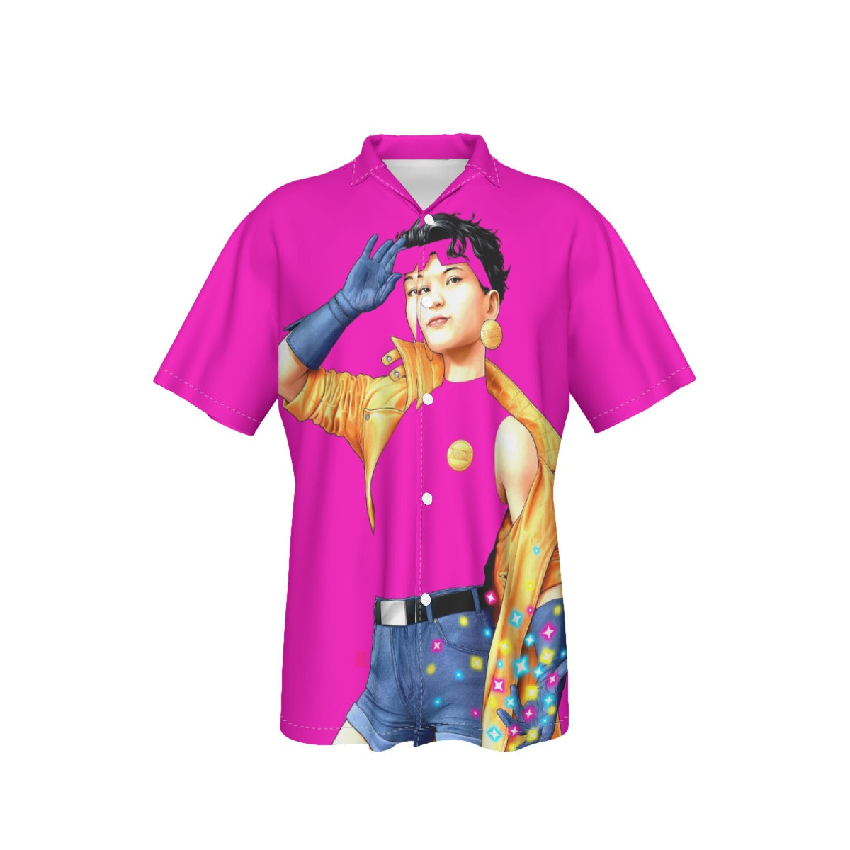 JUBILEE NEGATIVE SPACE ALL OVER PRINT SHIRT AND TANK