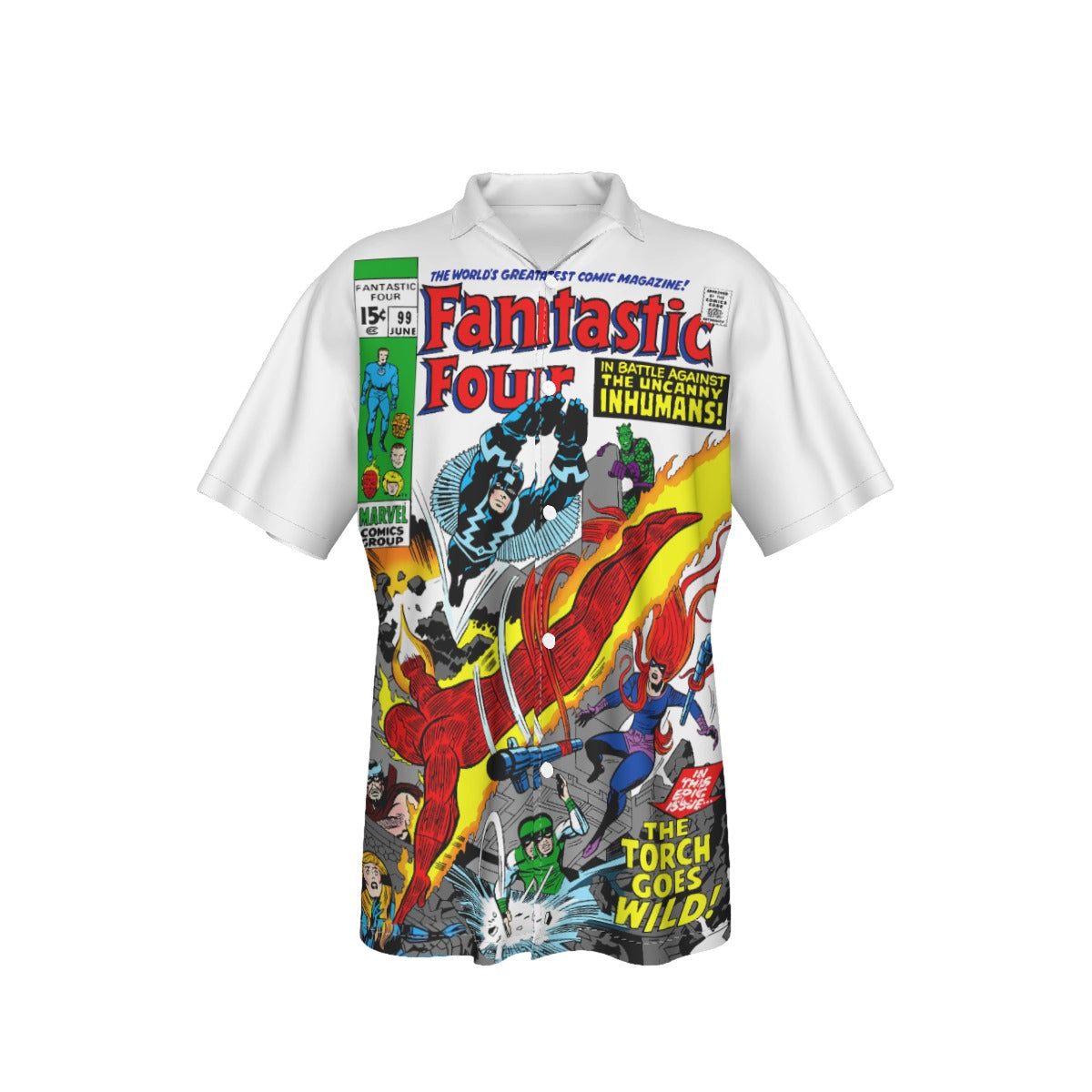 FANTASTIC FOUR 99 ALL OVER PRINT SHIRTS AND TANK TOP