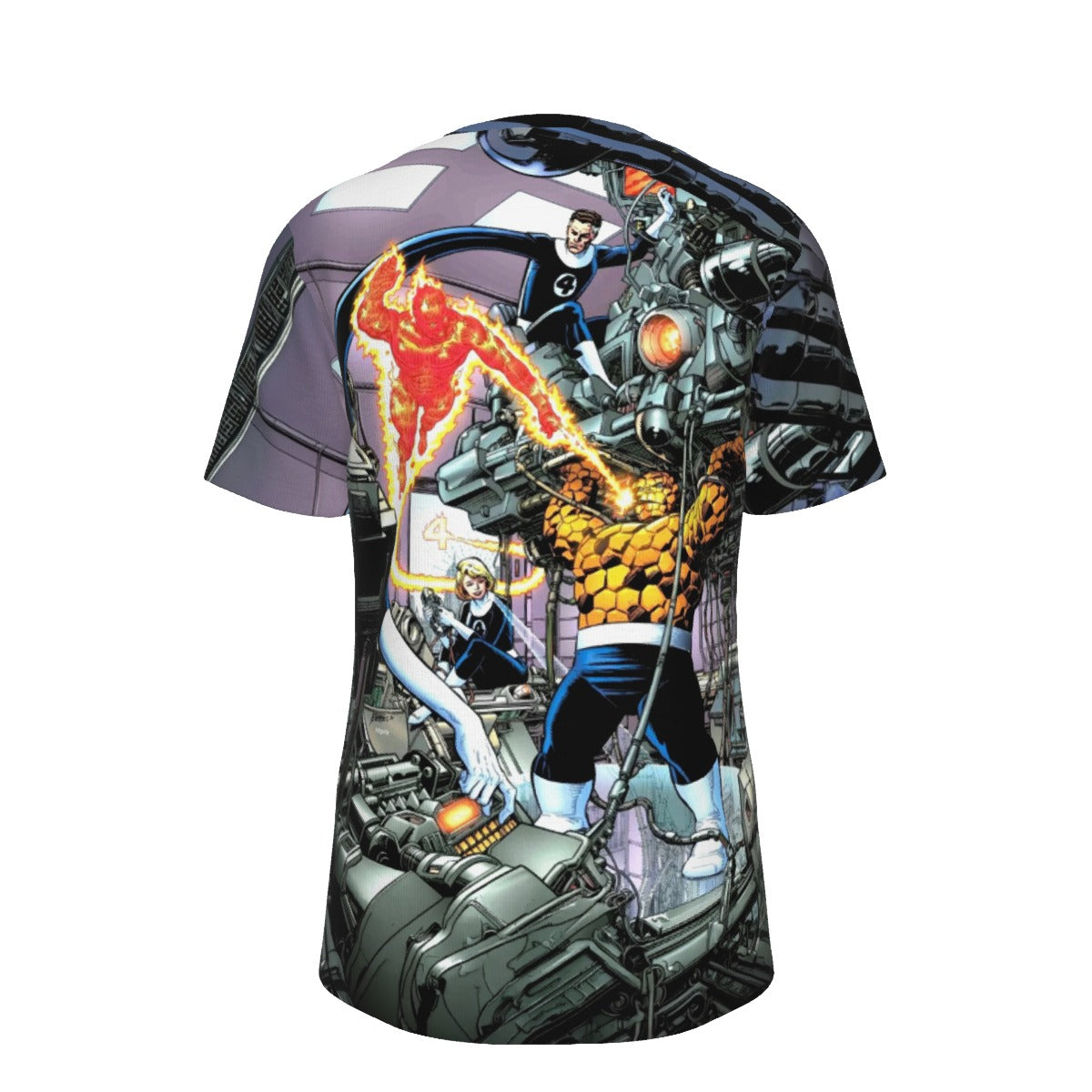 FANTASTIC FOUR PIN UP ALL OVER PRINT SHIRT AND TANK TOP - PEREZ ART