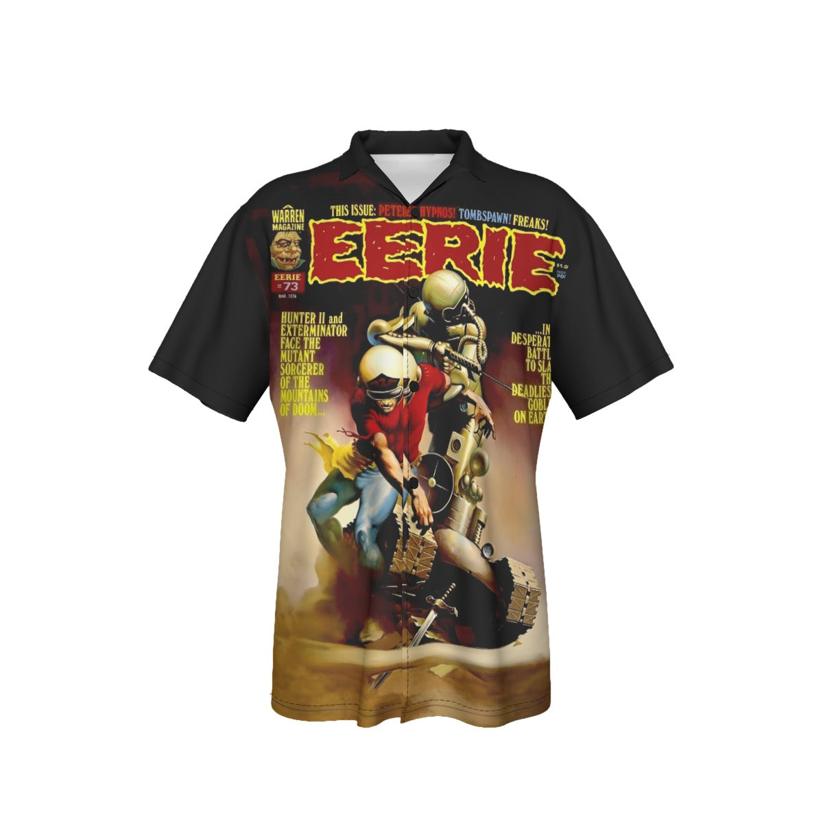 EERIE 73 ALL OVER PRINT SHIRT AND TANK TOP- KEN KELLY ART