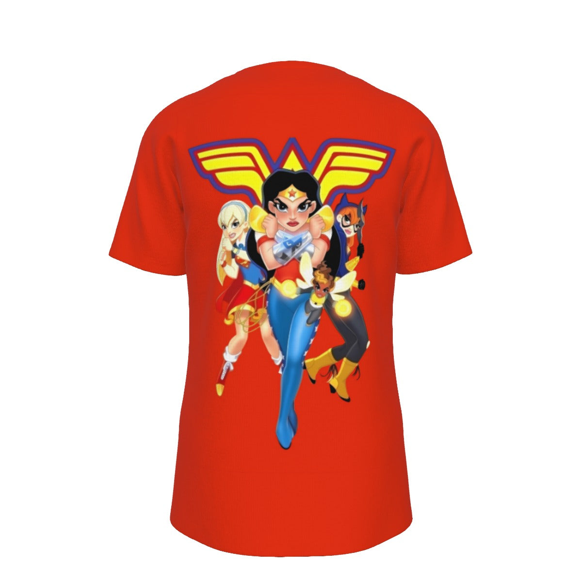 DC SUPERHERO GIRLS 1 ALL OVER PRINT SHIRT AND TANK TOP- WONDER WOMAN