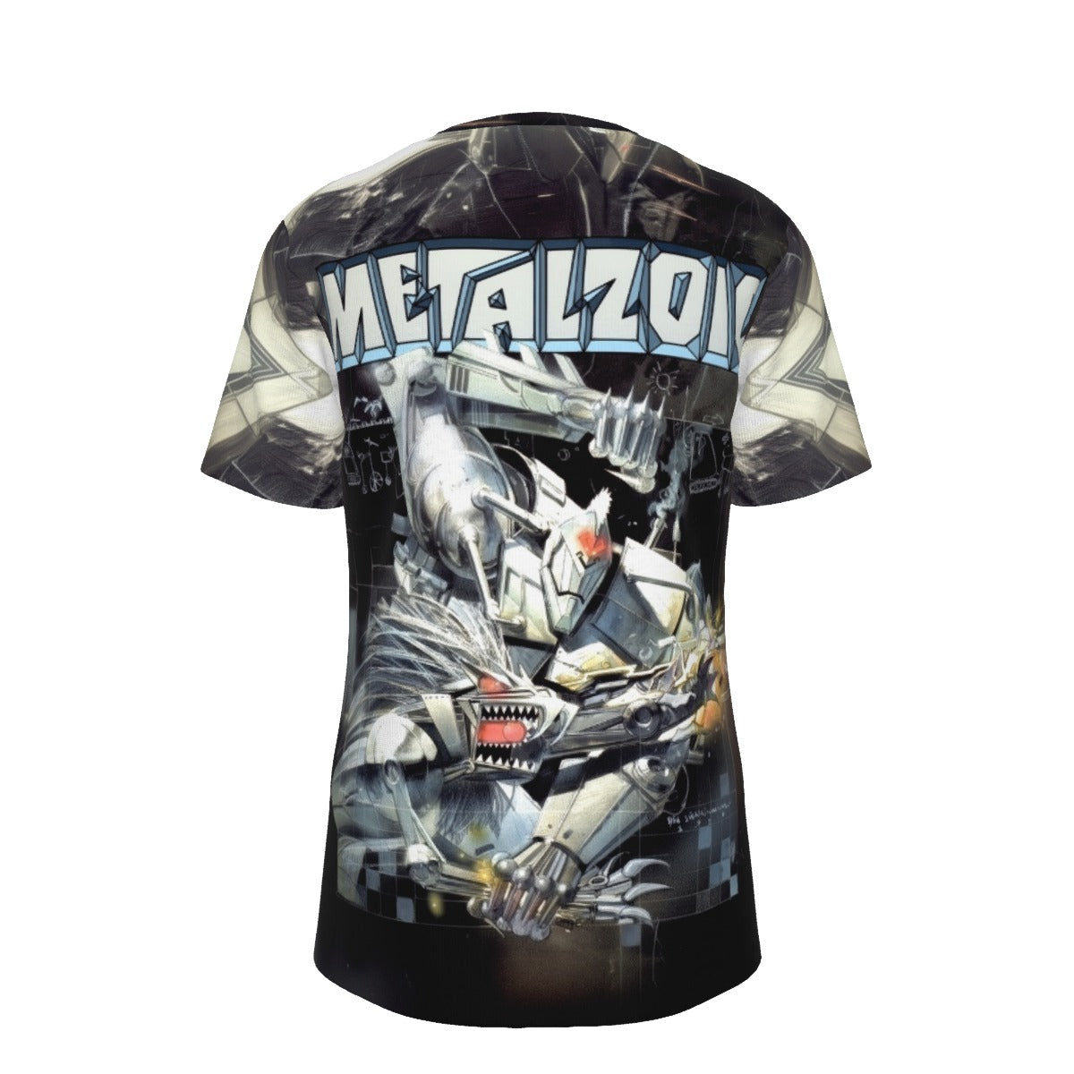 METALZOIC GRAPHIC NOVEL ALL OVER PRINT SHIRT AND TANK TOP- BILL SIENKIEWICZ ART
